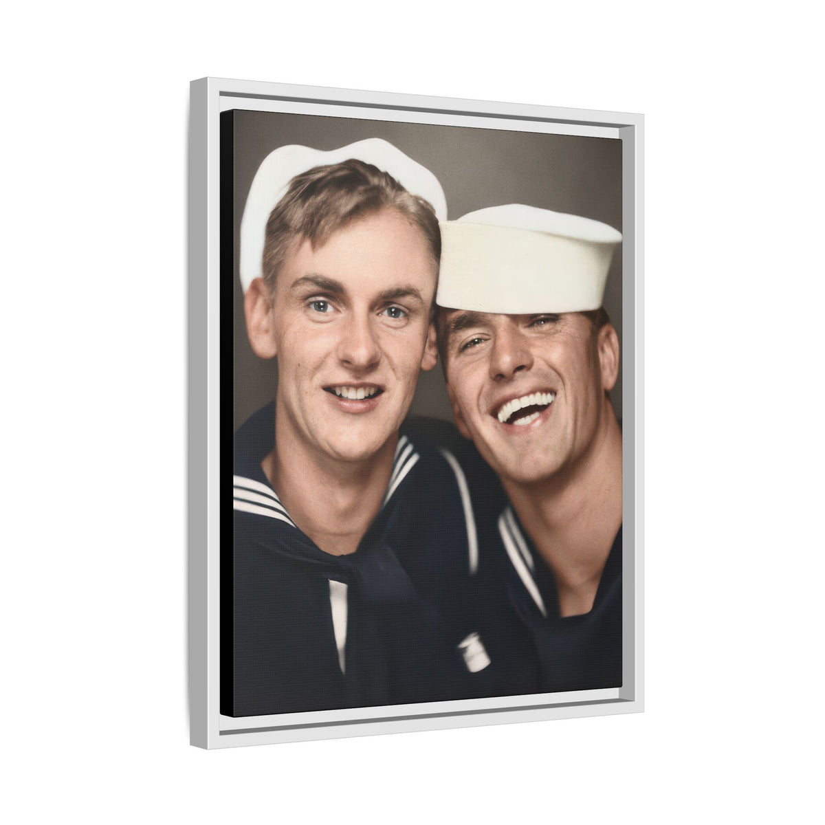 paire 154 | Framed Vintage Photo - Matte Canvas