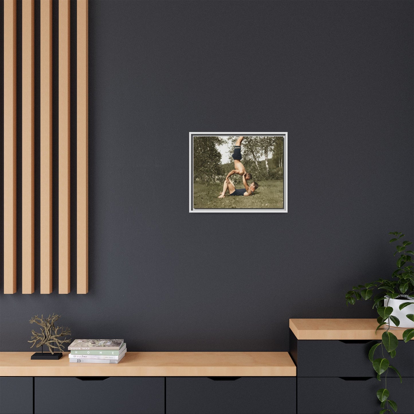 nager 017 | Framed Vintage Photo - Matte Canvas