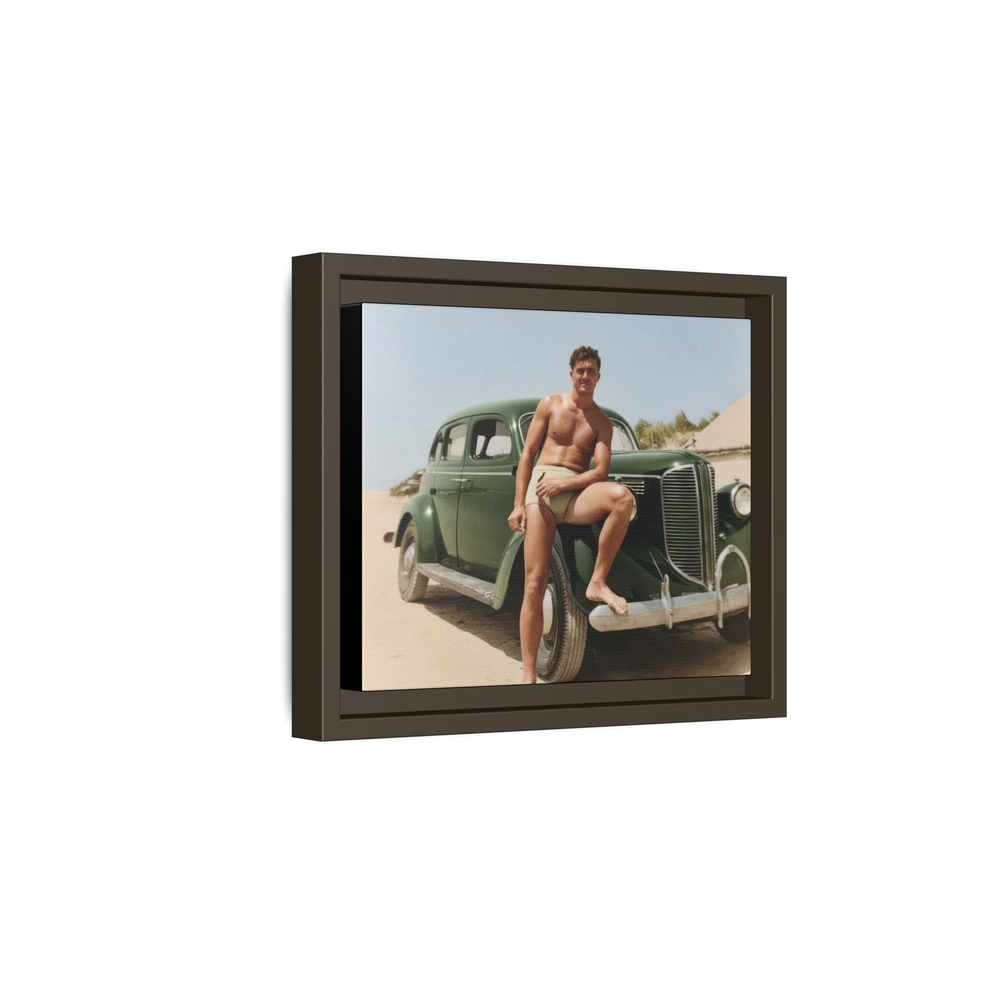nager 022 | Framed Vintage Photo - Matte Canvas