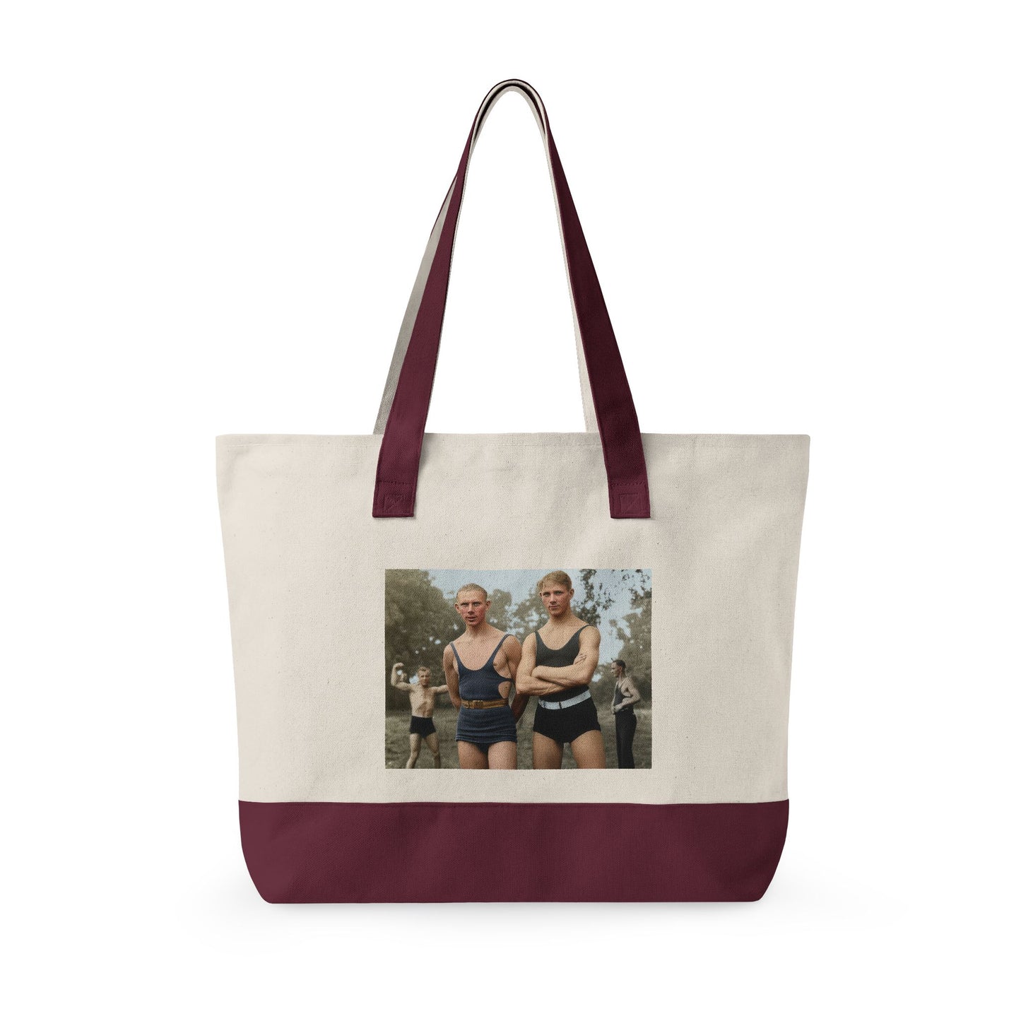 Beach Day Zippered Canvas Tote | nager 037