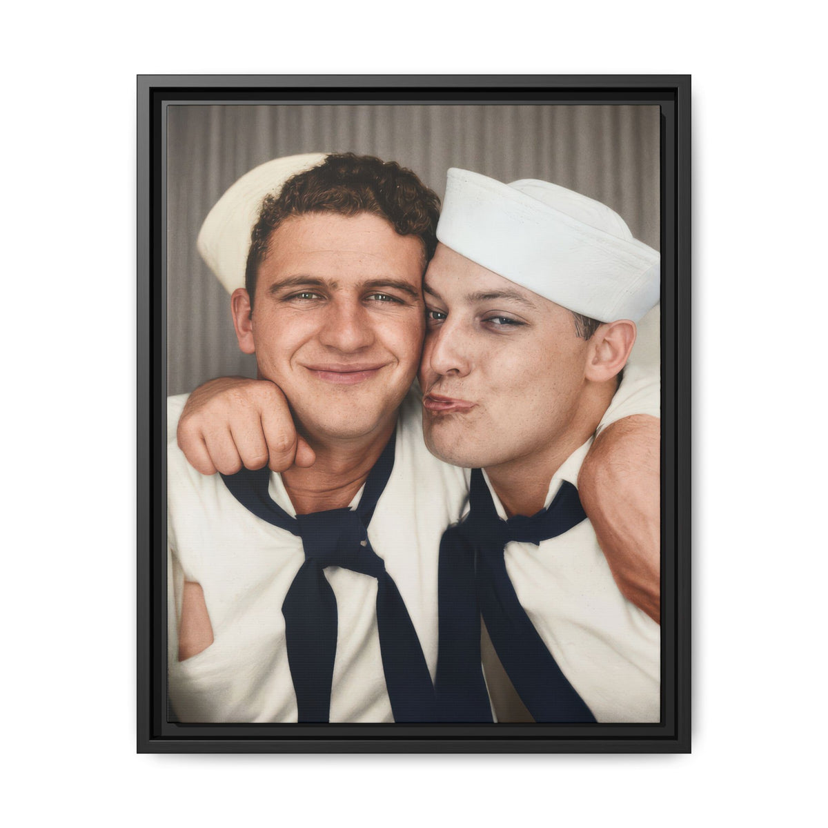 paire 159 | Framed Vintage Photo - Matte Canvas