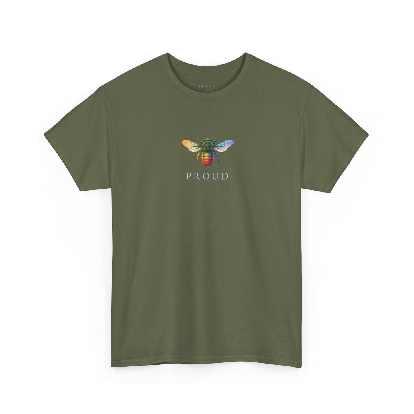 Wallace giant bee classical illustration rainbow gradient 