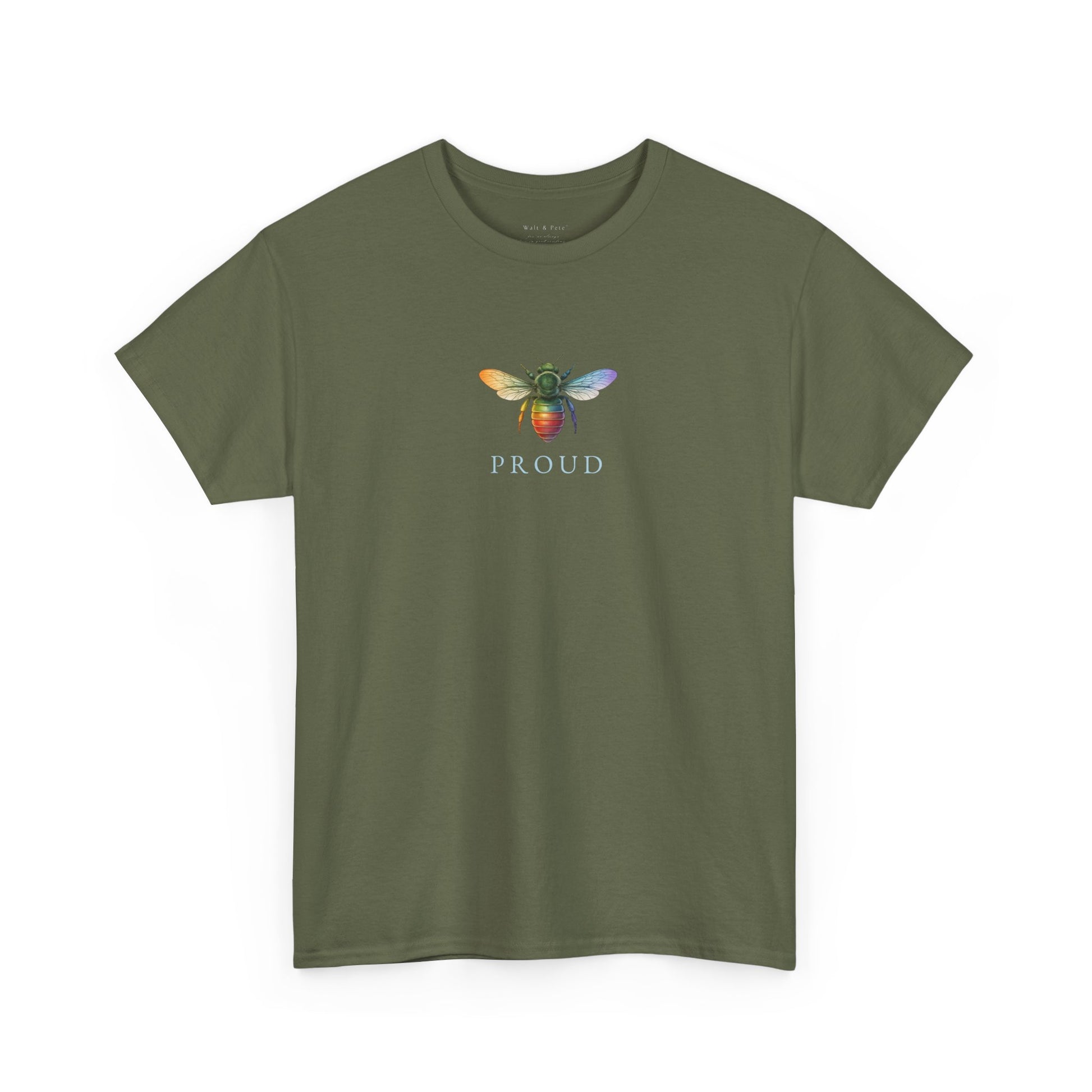 Wallace giant bee classical illustration rainbow gradient 