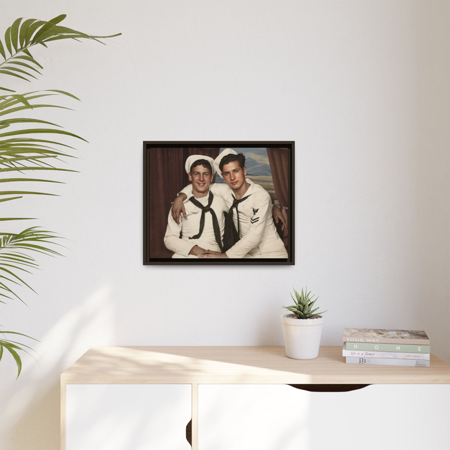 paire 050 | Framed Vintage Photo - Matte Canvas