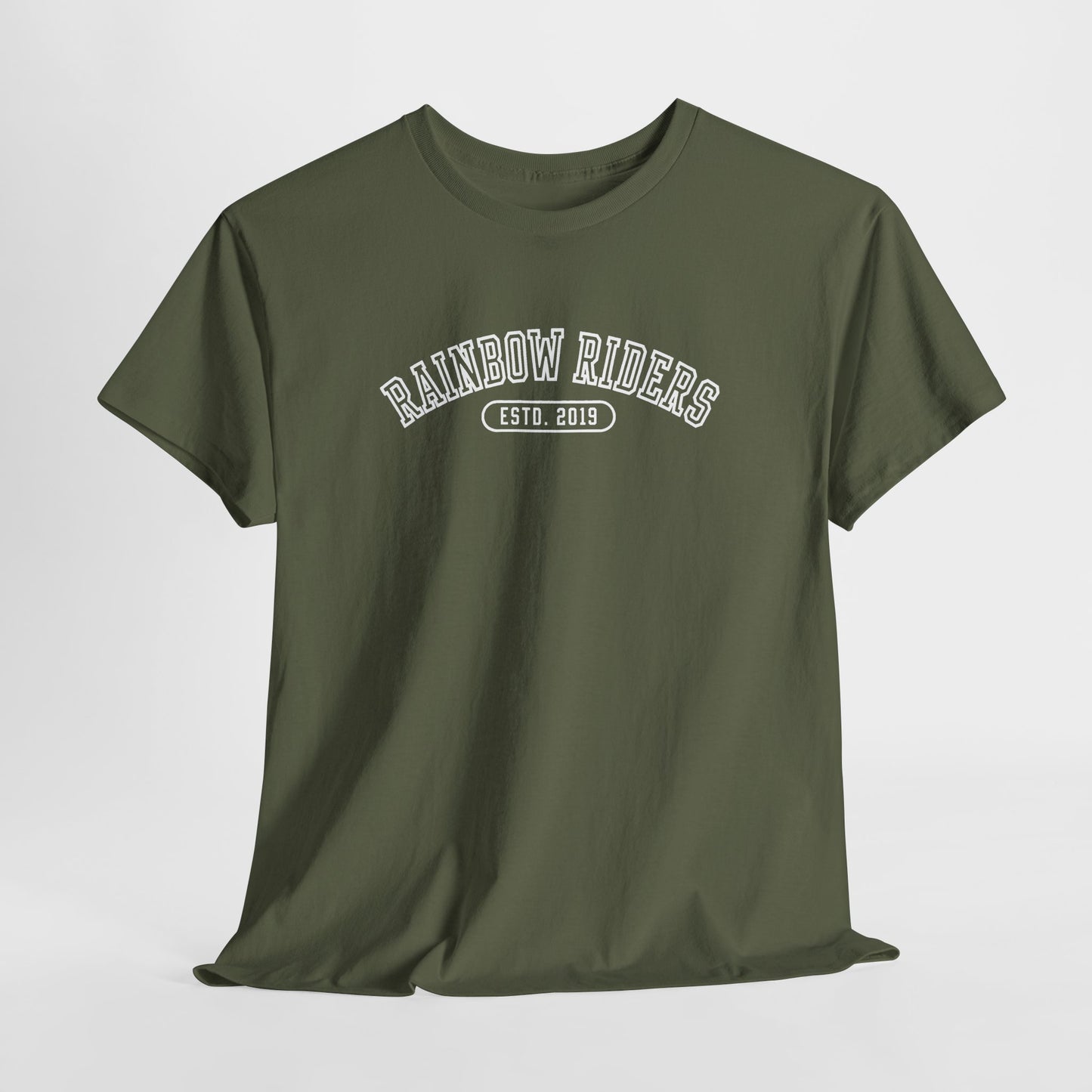 Rainbow Riders Collegiate T-Shirt | Est. 2019 LGBTQ+ Pride Tee