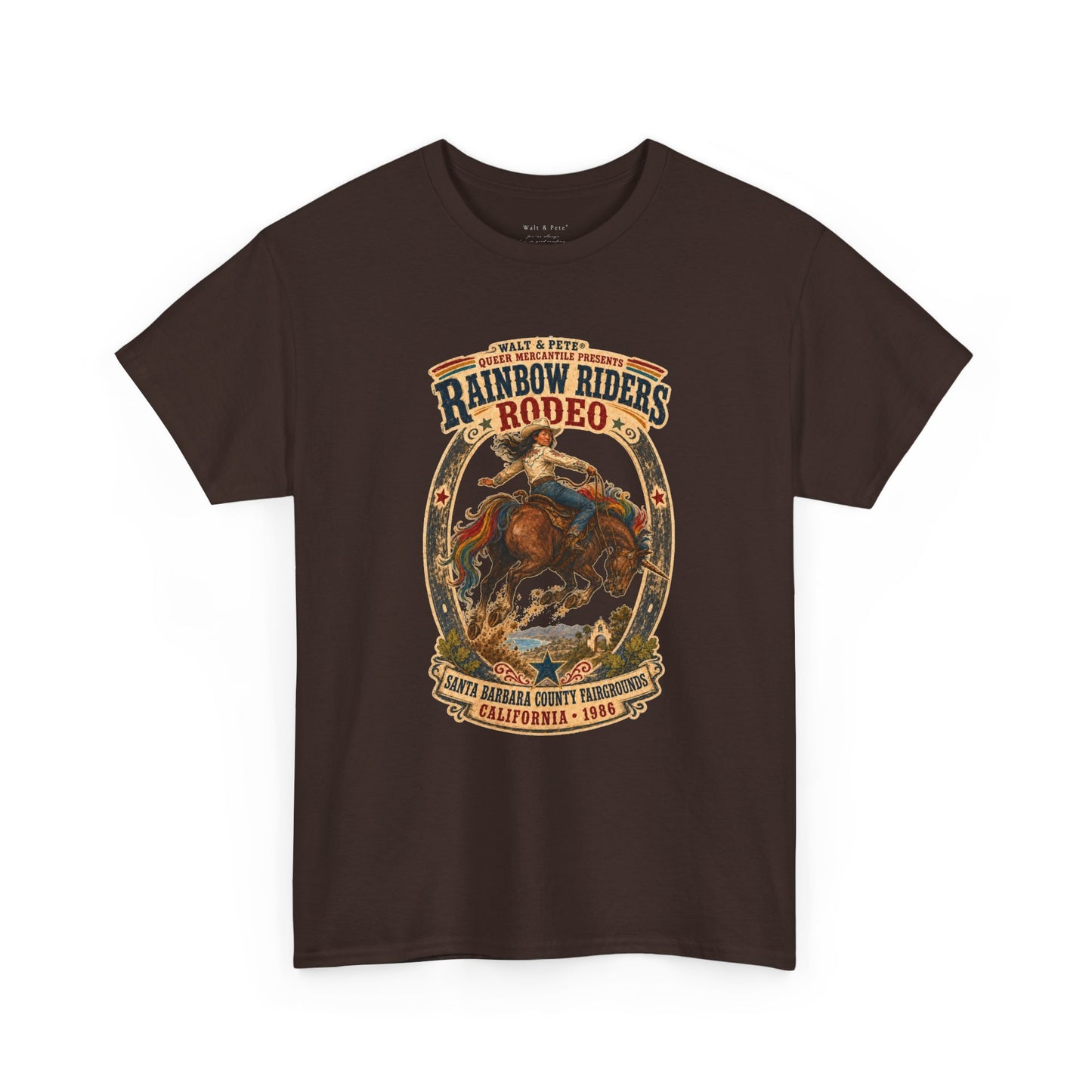 Copy of Copy of Rainbow Riders Rodeo Arizona 1972 Pride T-Shirt | Queer Cowgirl Tee