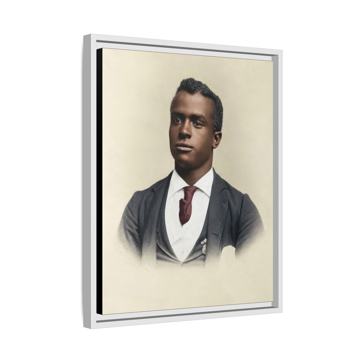 celibataire 027 | Framed Vintage Photo - Matte Canvas