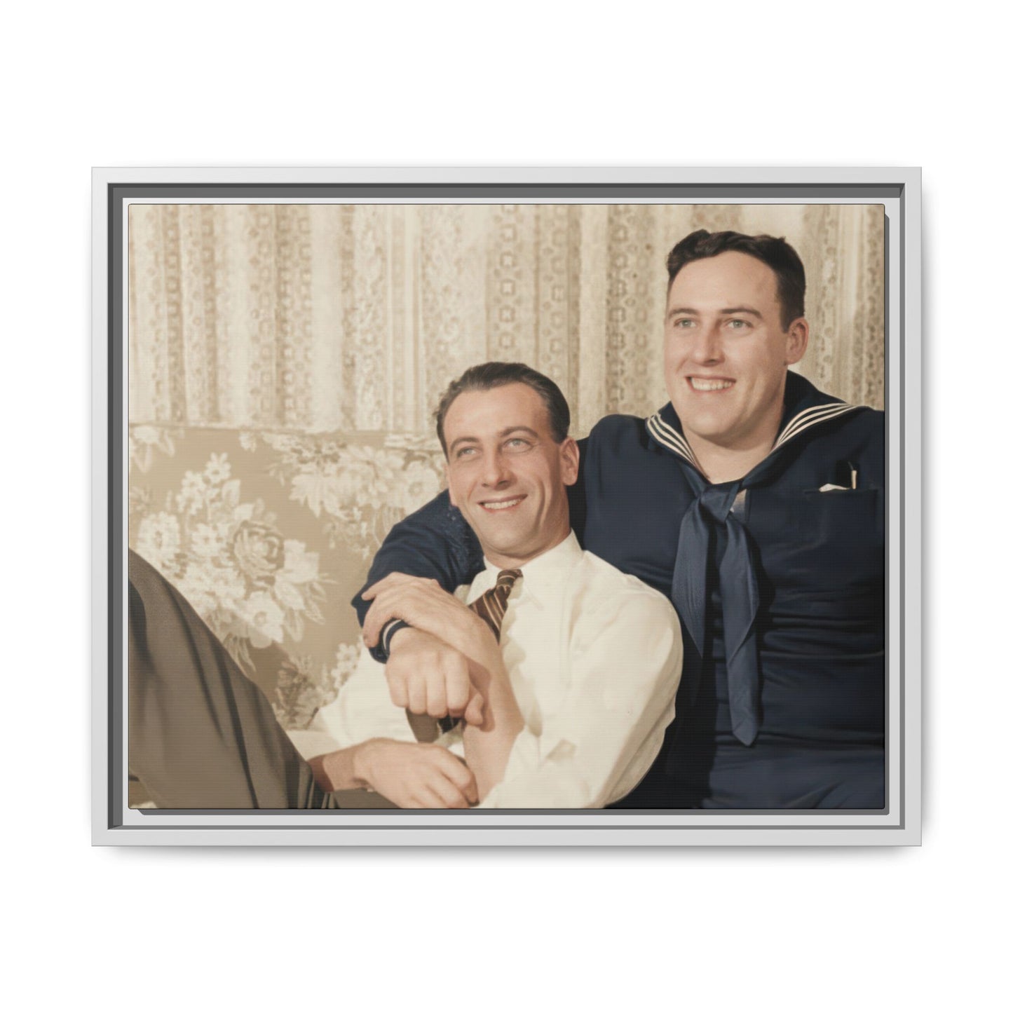 paire 108 | Framed Vintage Photo - Matte Canvas