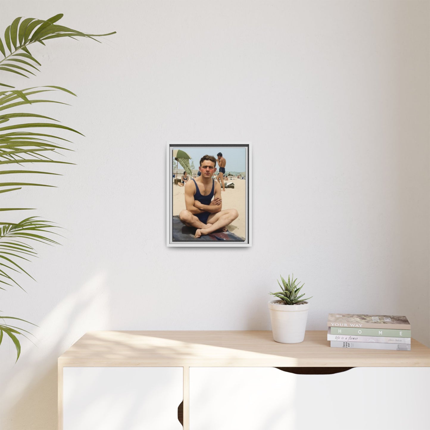 nager 047 | Framed Vintage Photo - Matte Canvas