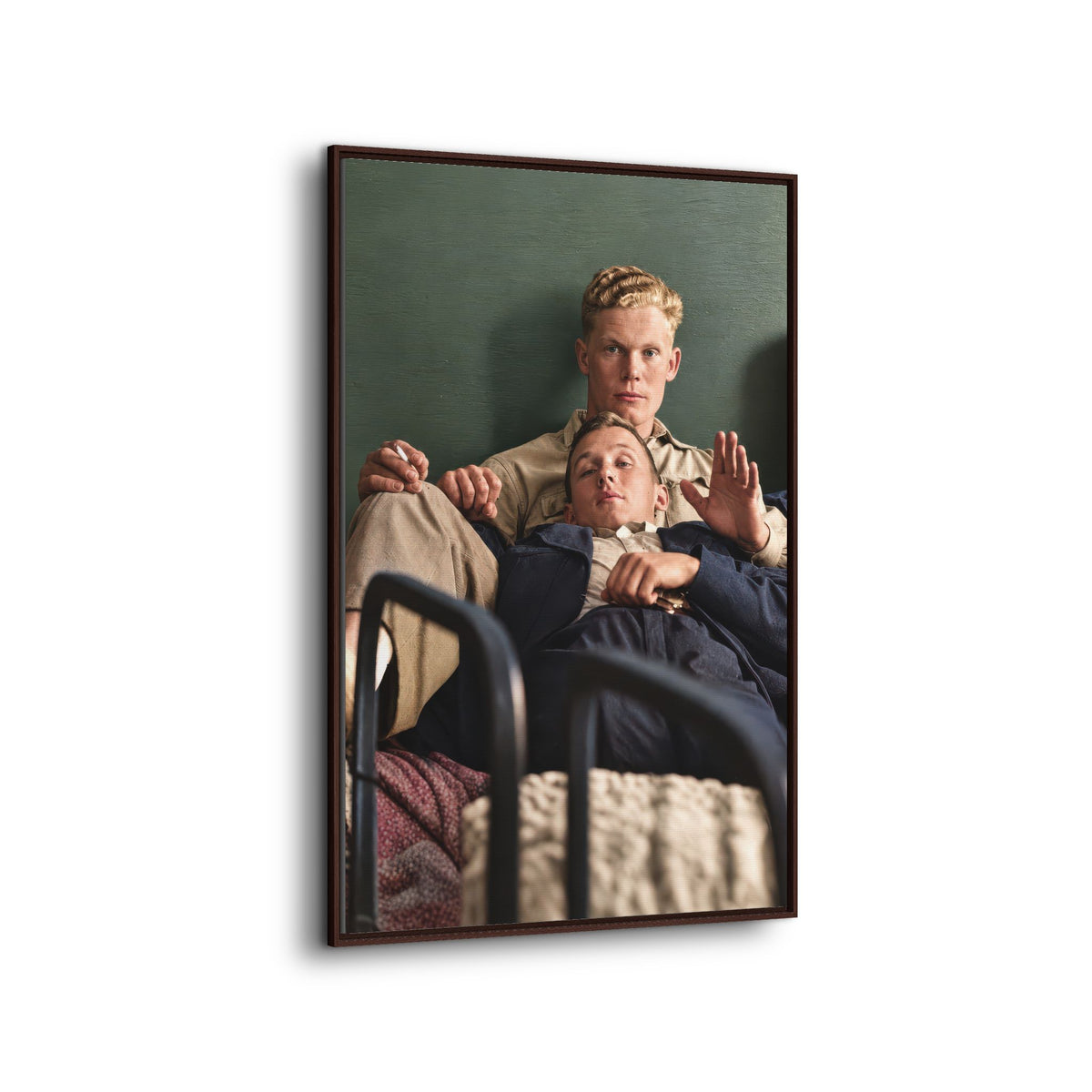 paire 046 | Framed Vintage Photo - Matte Canvas