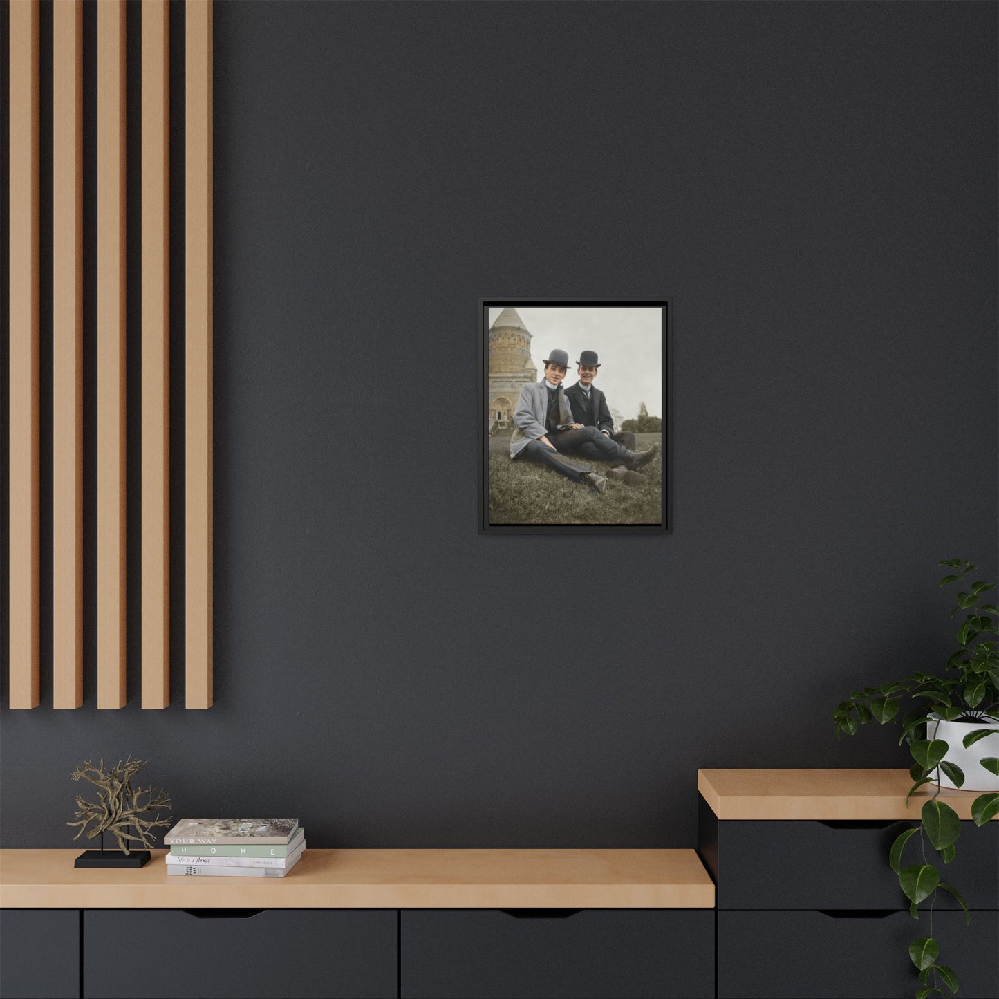 paire 070 | Framed Vintage Photo - Matte Canvas