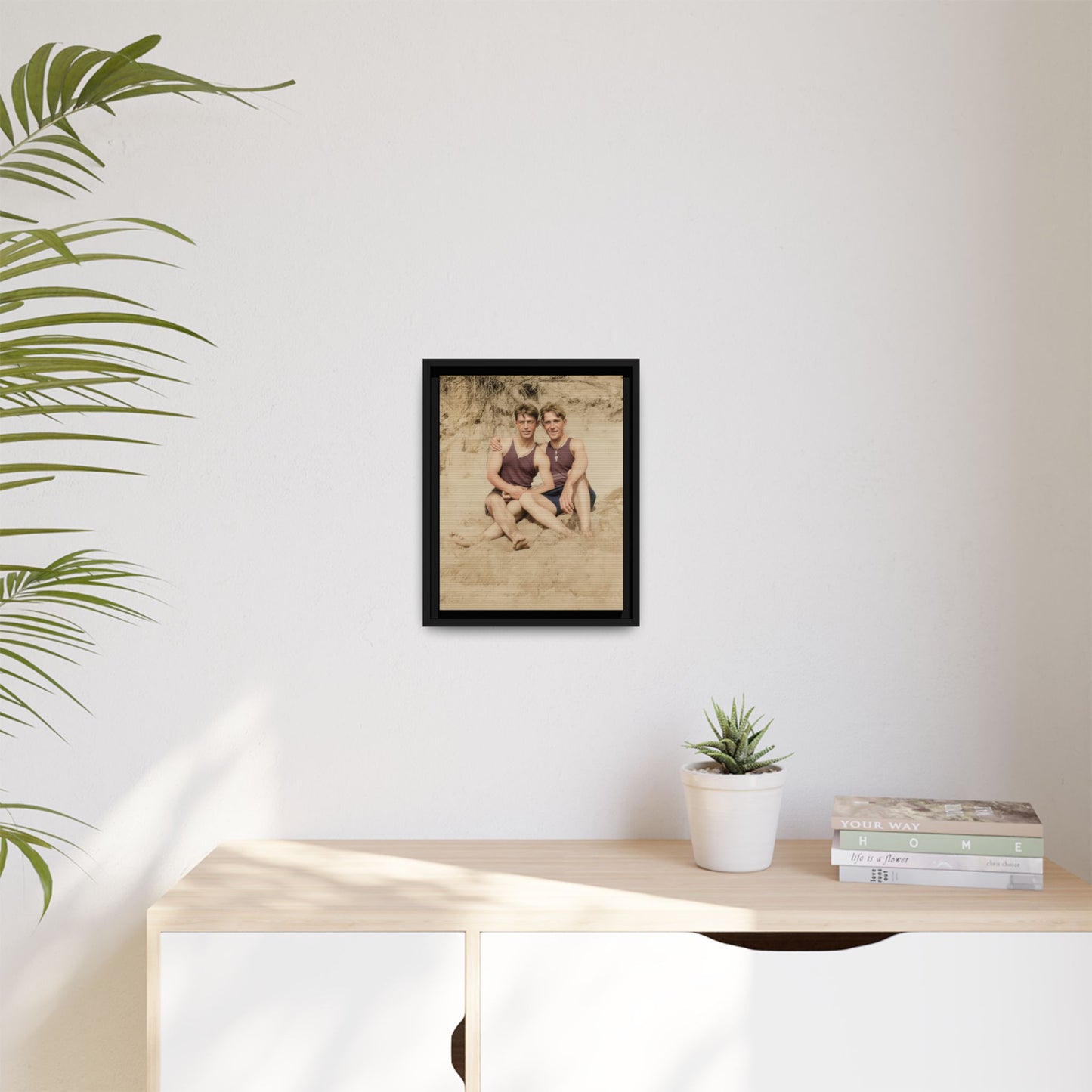 nager 002 | Framed Vintage Photo - Matte Canvas