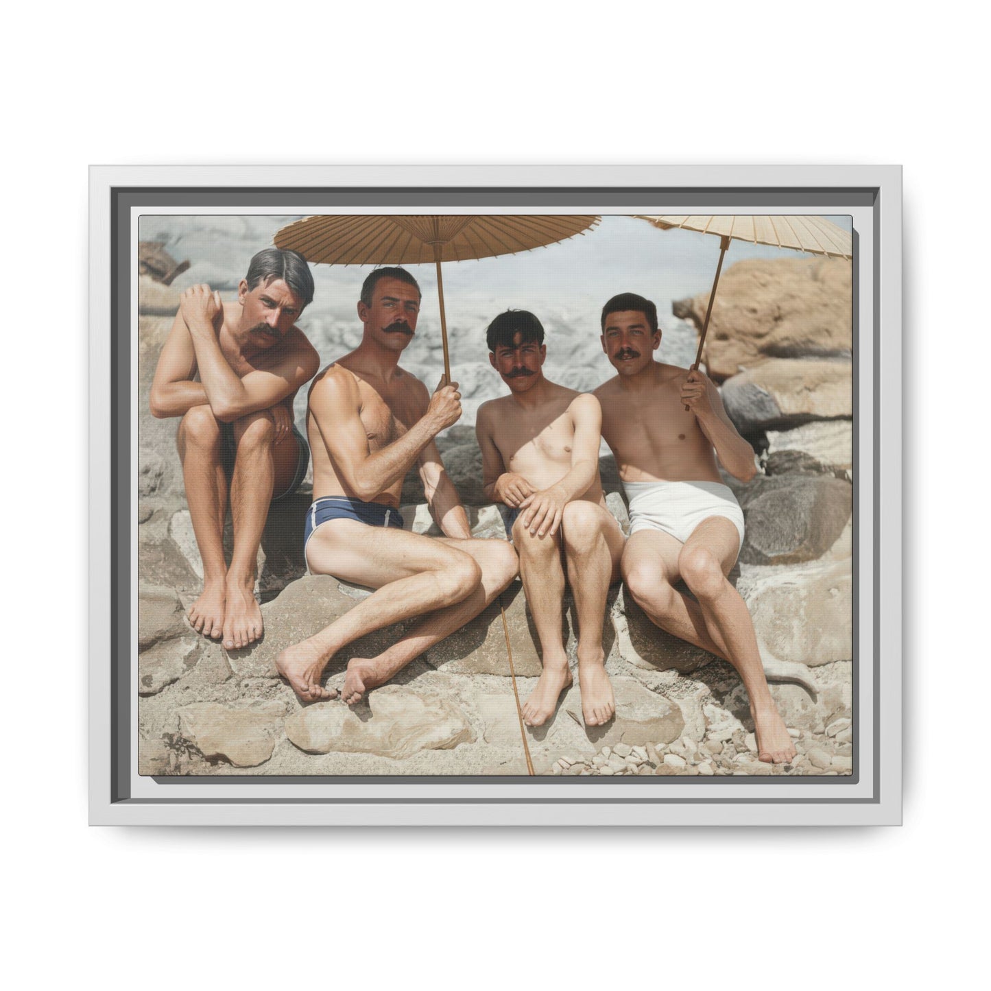nager 030 | Framed Vintage Photo - Matte Canvas