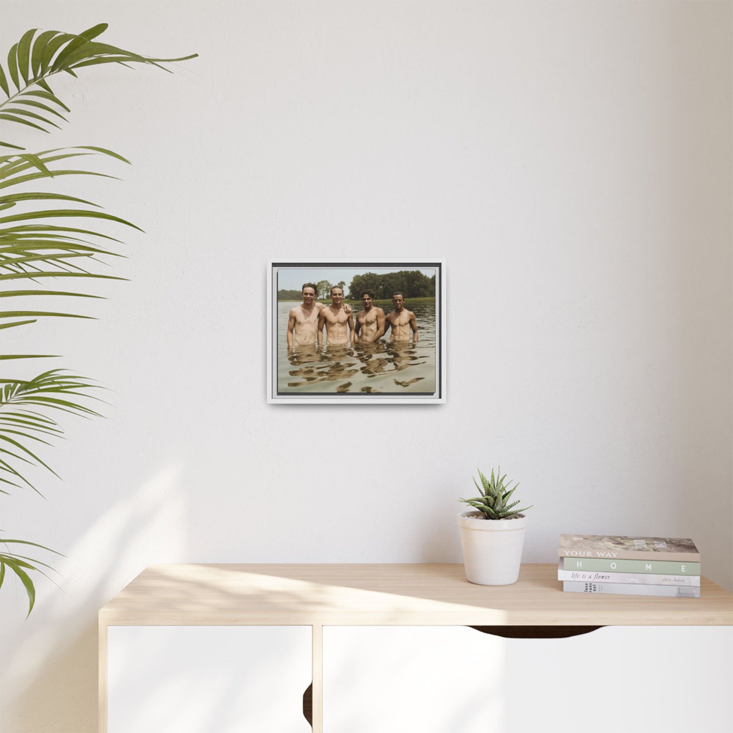 nager 001 | Framed Vintage Photo - Matte Canvas