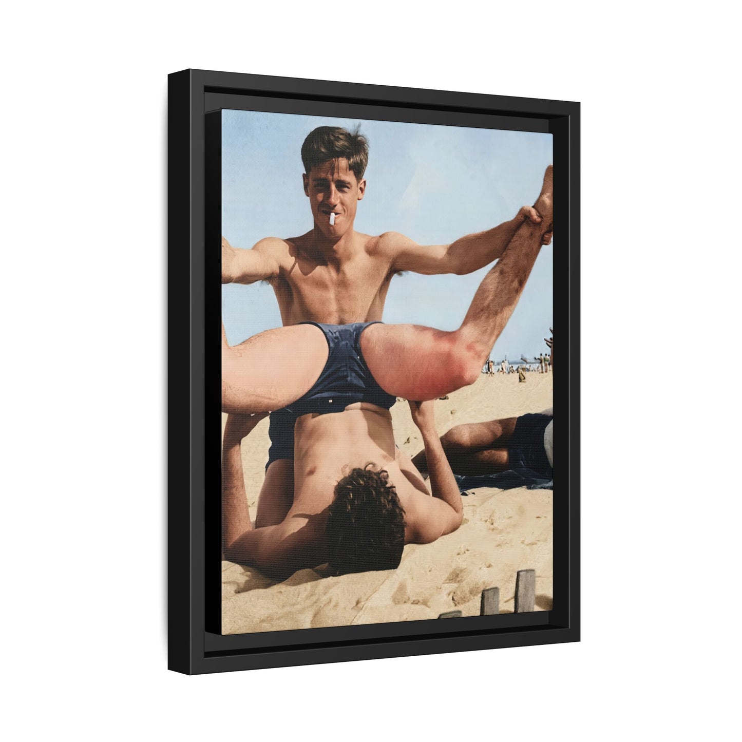 nager 004 | Framed Vintage Photo - Matte Canvas