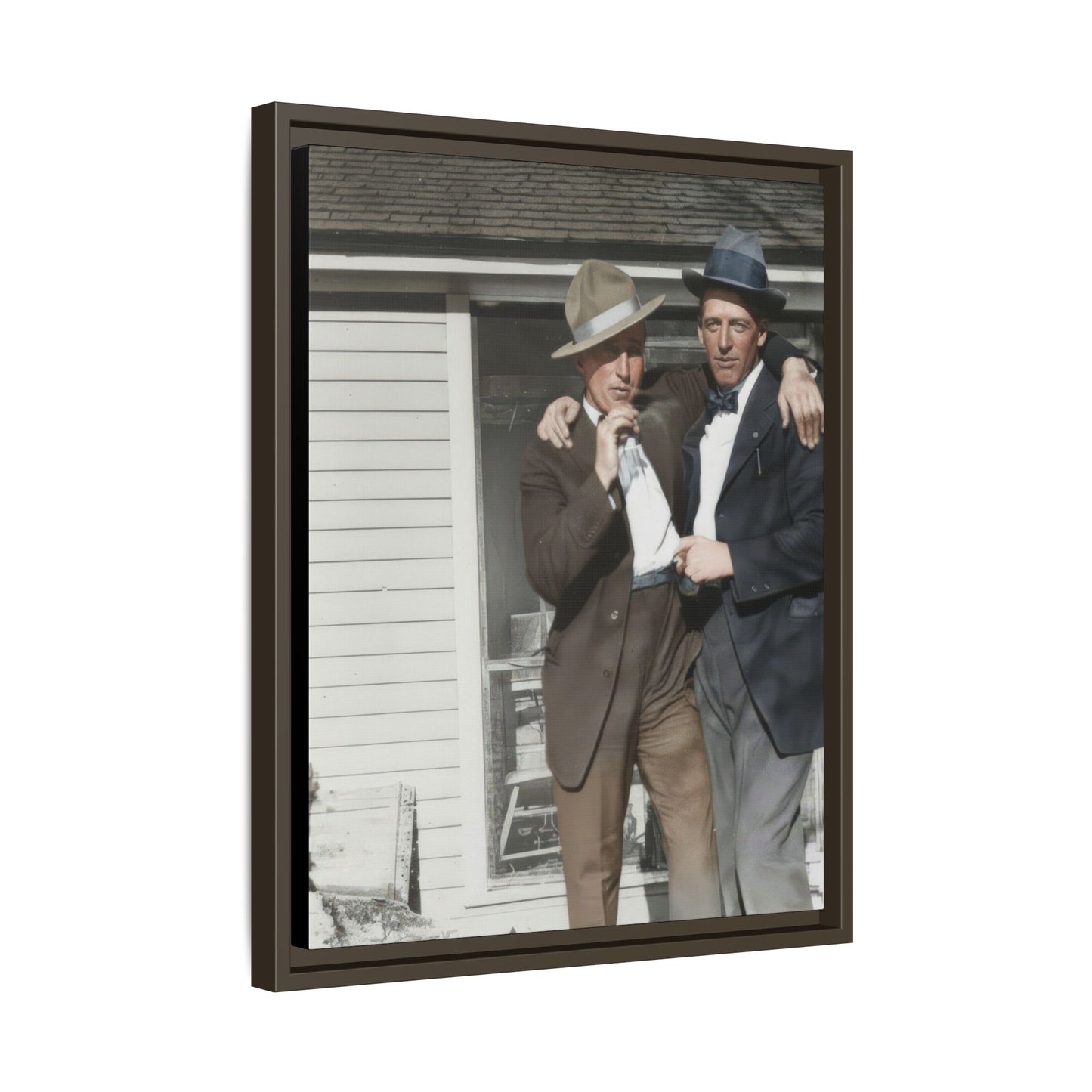paire 041 | Framed Vintage Photo - Matte Canvas