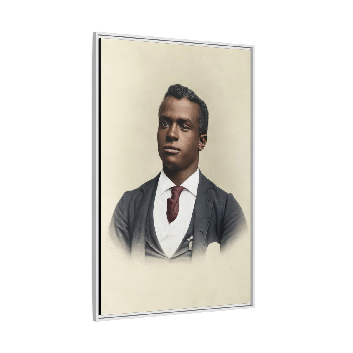 celibataire 027 | Framed Vintage Photo - Matte Canvas
