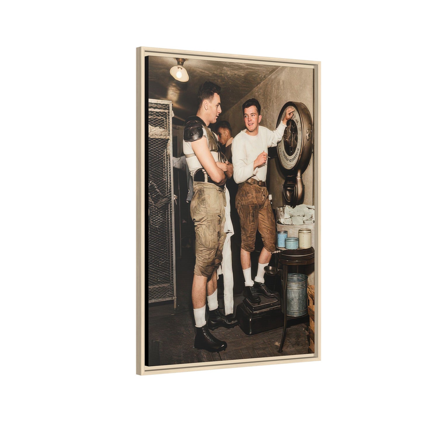athlétisme 027 | Framed Vintage Photo - Matte Canvas