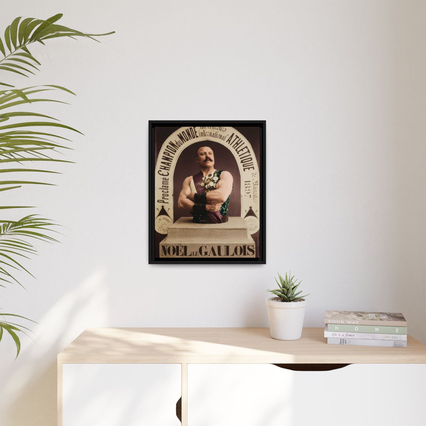 athlétisme 045 | Framed Vintage Photo - Matte Canvas