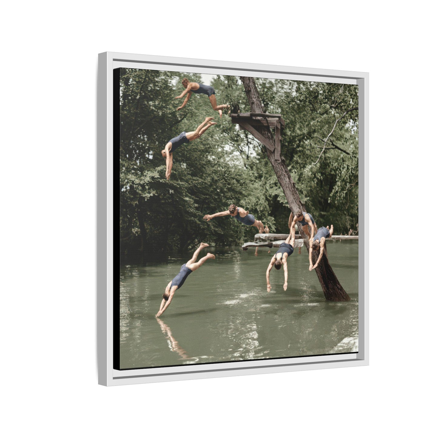 nager 005 | Framed Vintage Photo - Matte Canvas