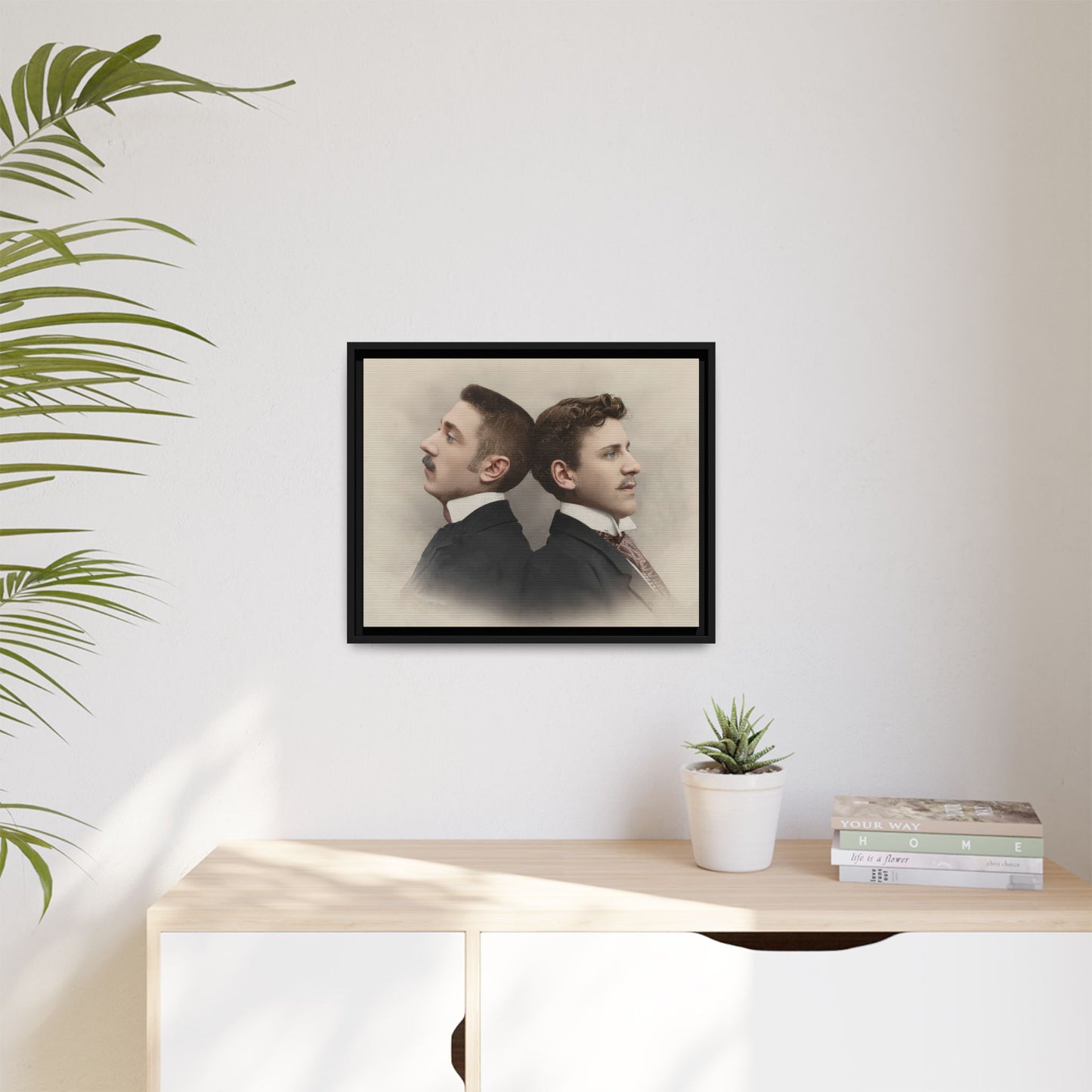 paire 030 | Framed Vintage Photo - Matte Canvas