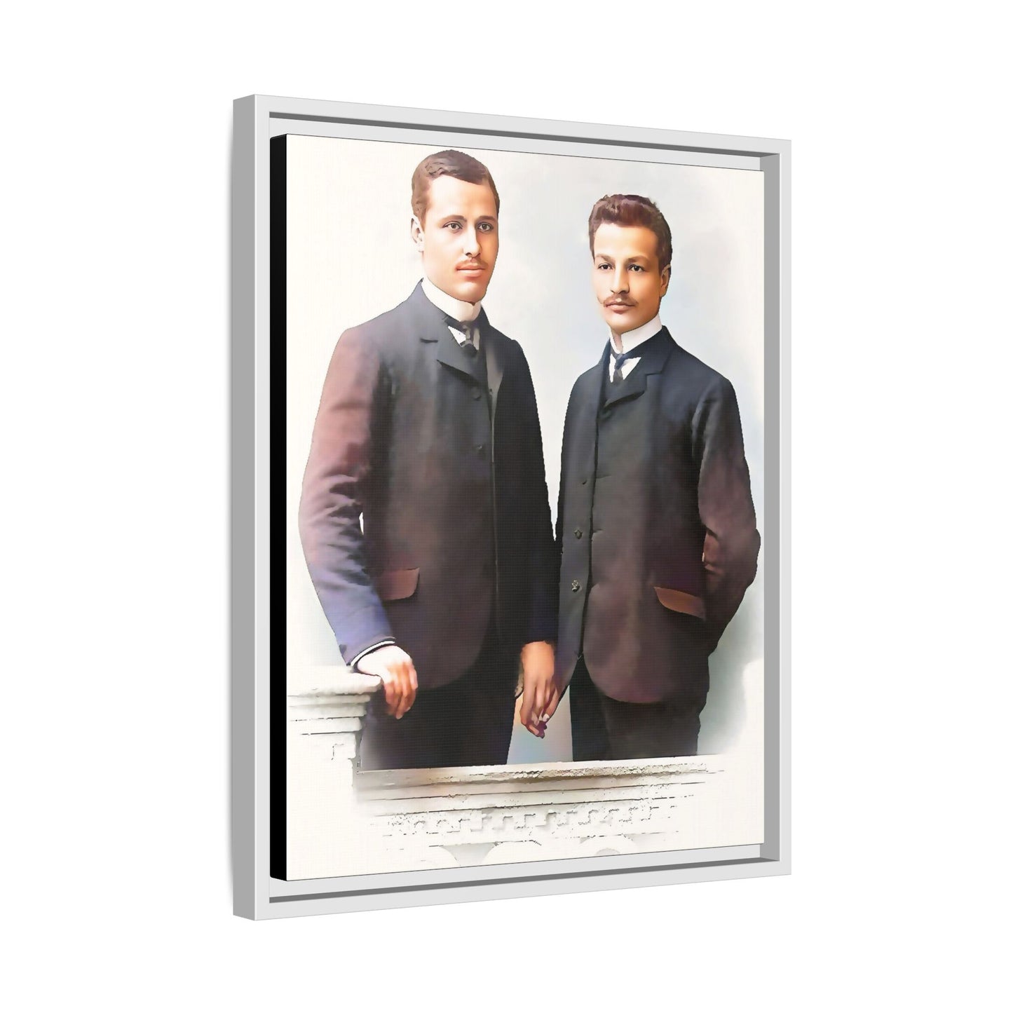 paire 012 | Framed Vintage Photo - Matte Canvas