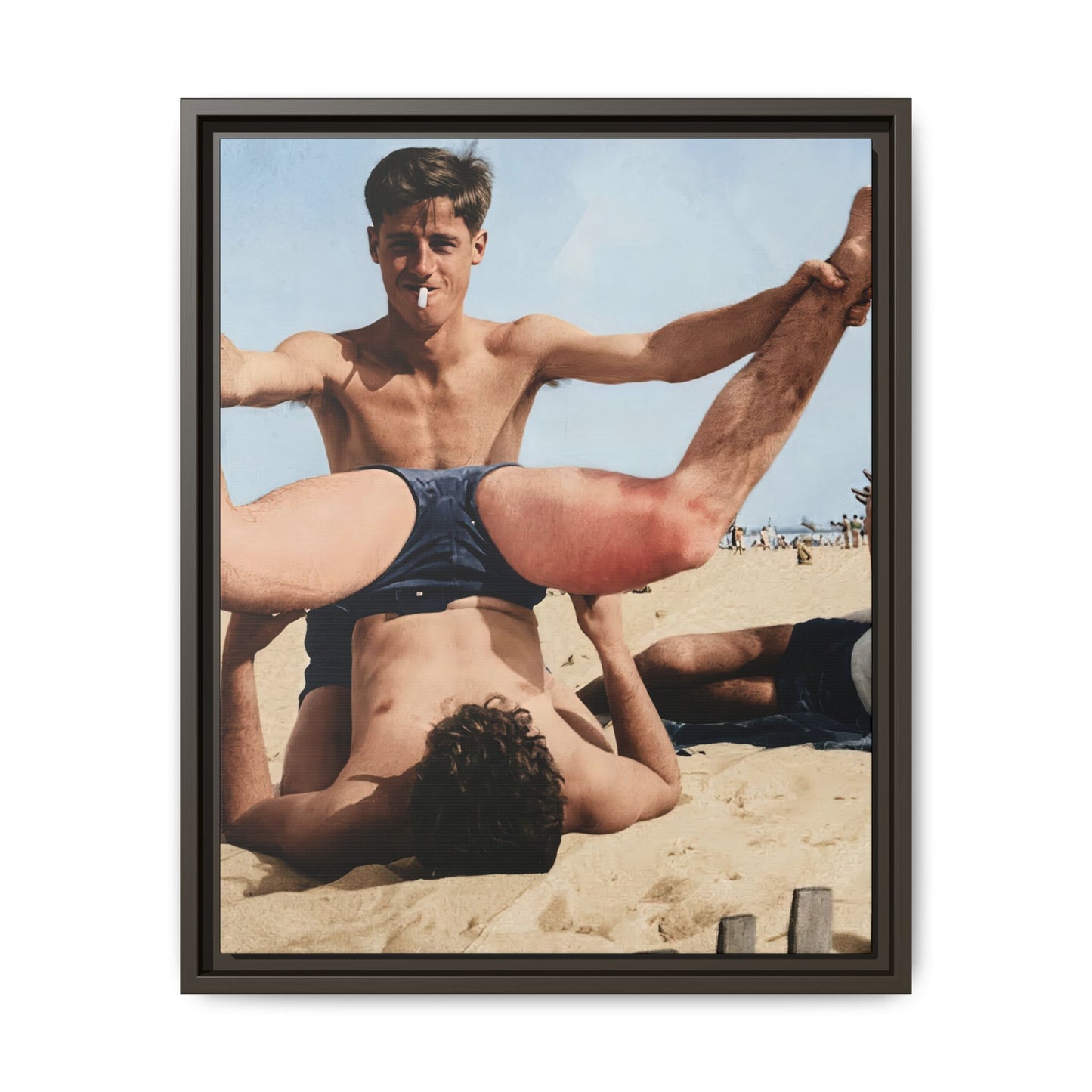 nager 004 | Framed Vintage Photo - Matte Canvas