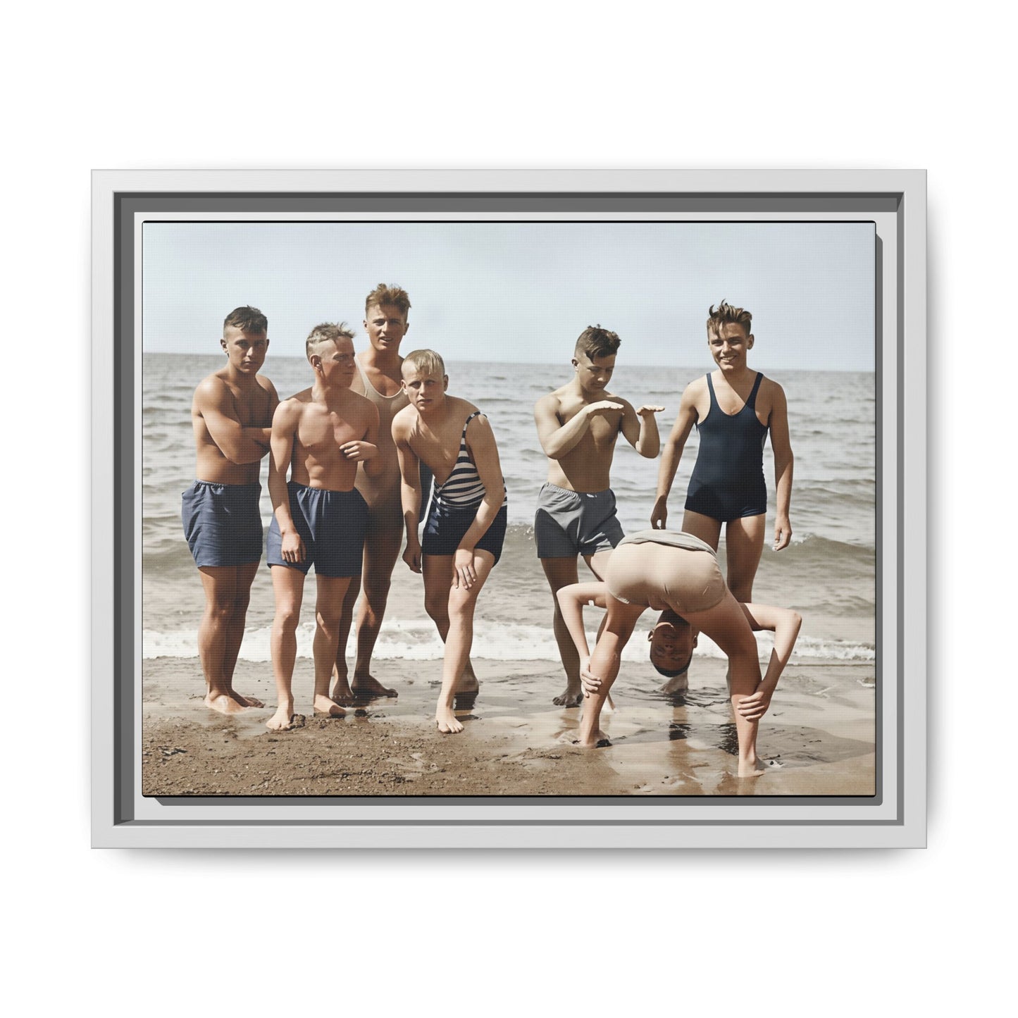 nager 045 | Framed Vintage Photo - Matte Canvas