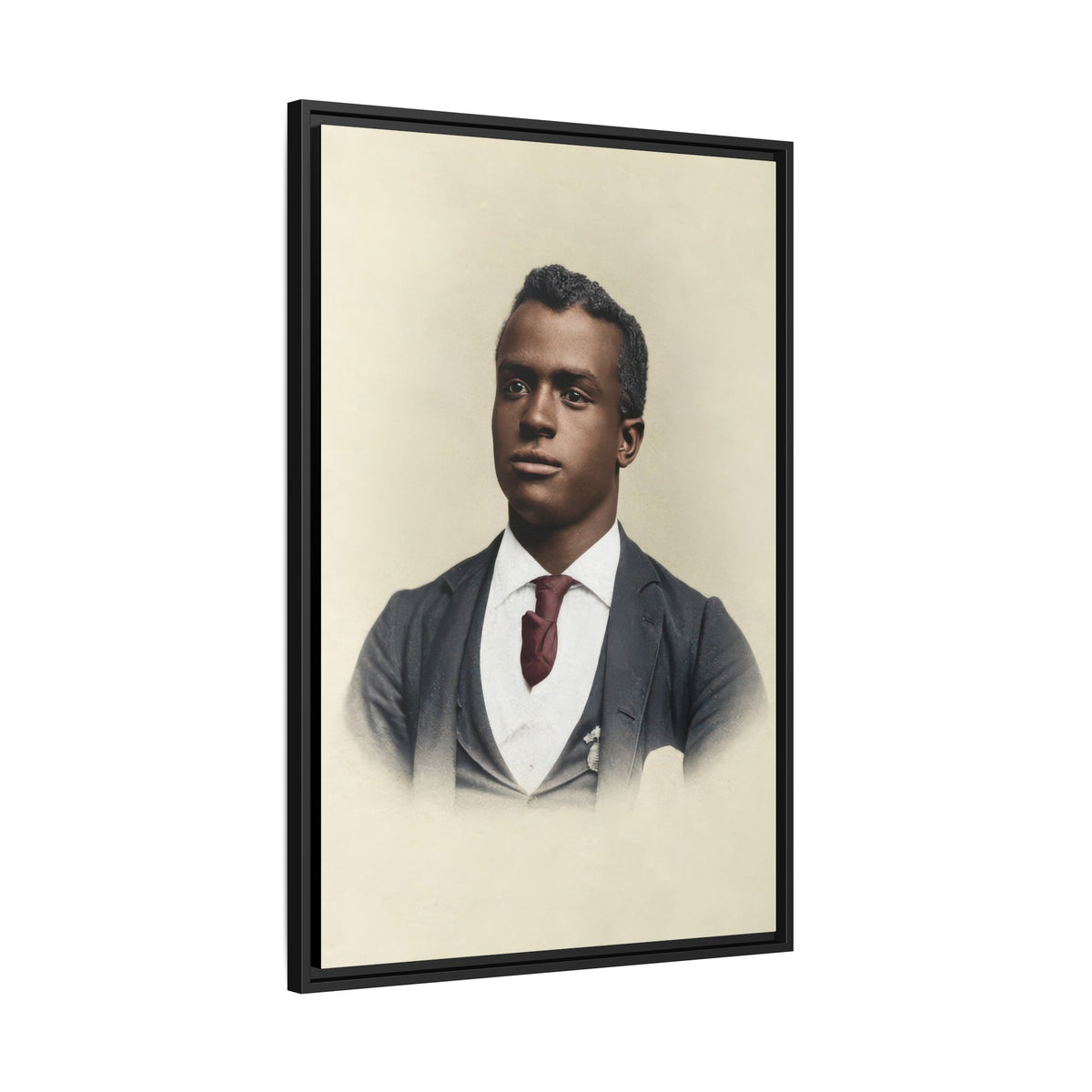 celibataire 027 | Framed Vintage Photo - Matte Canvas