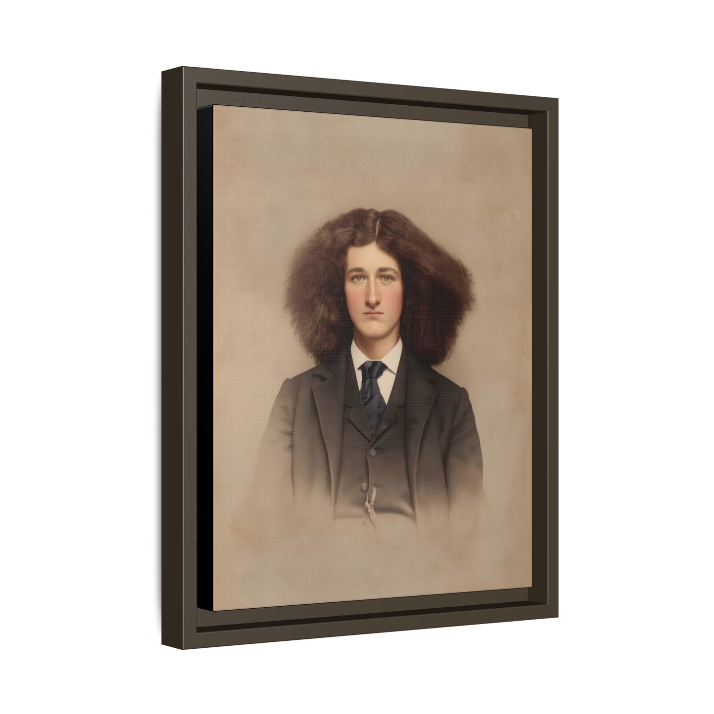 celibataire 033 | Framed Vintage Photo - Matte Canvas