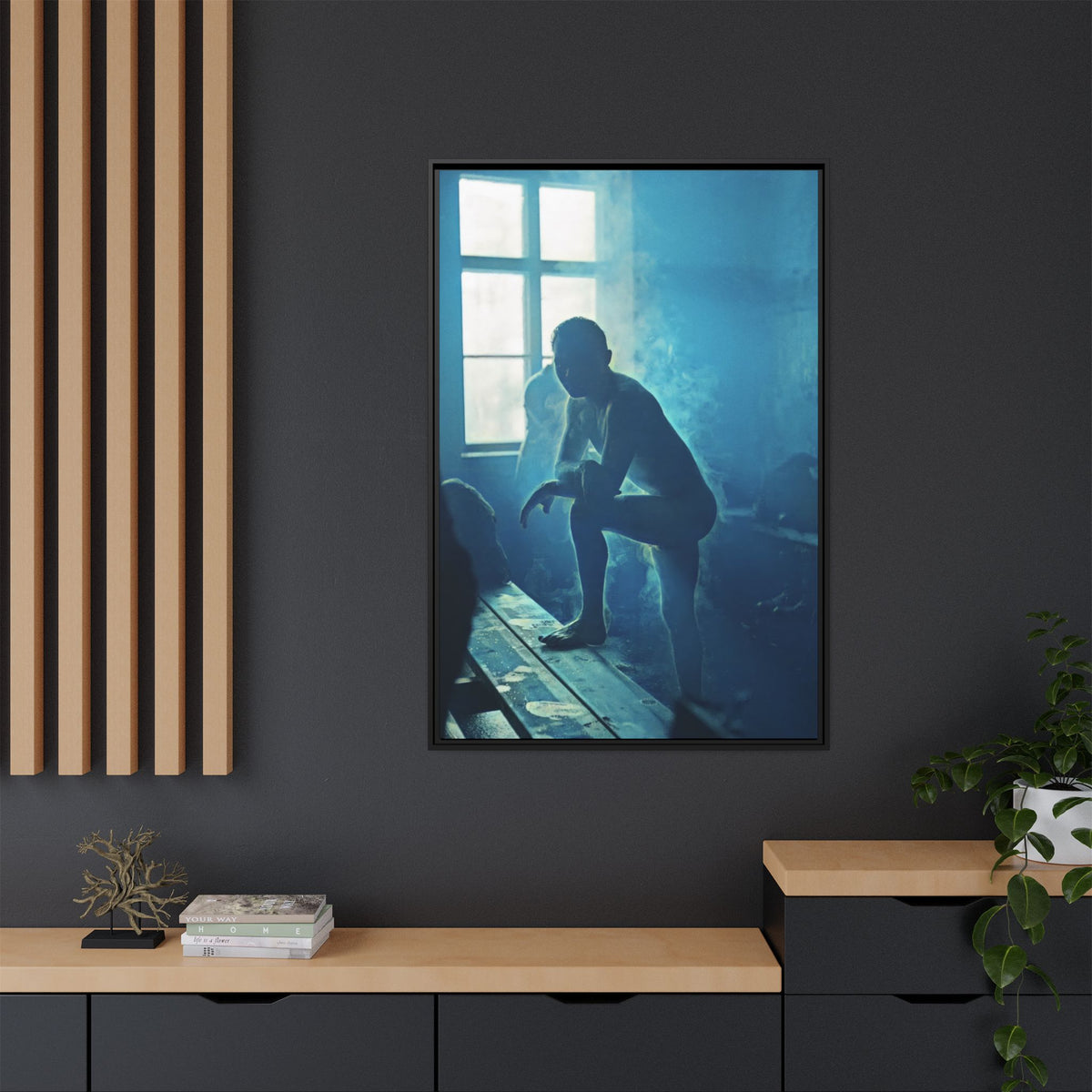 celibataire 044 | Framed Vintage Photo - Matte Canvas