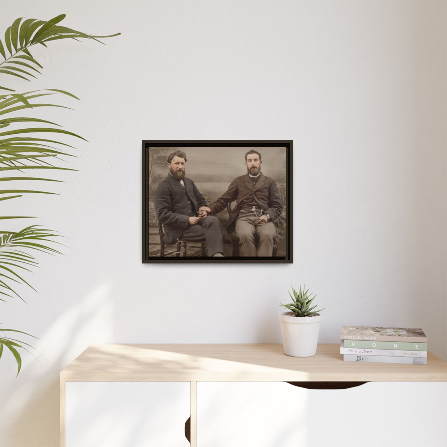 paire 110 | Framed Vintage Photo - Matte Canvas
