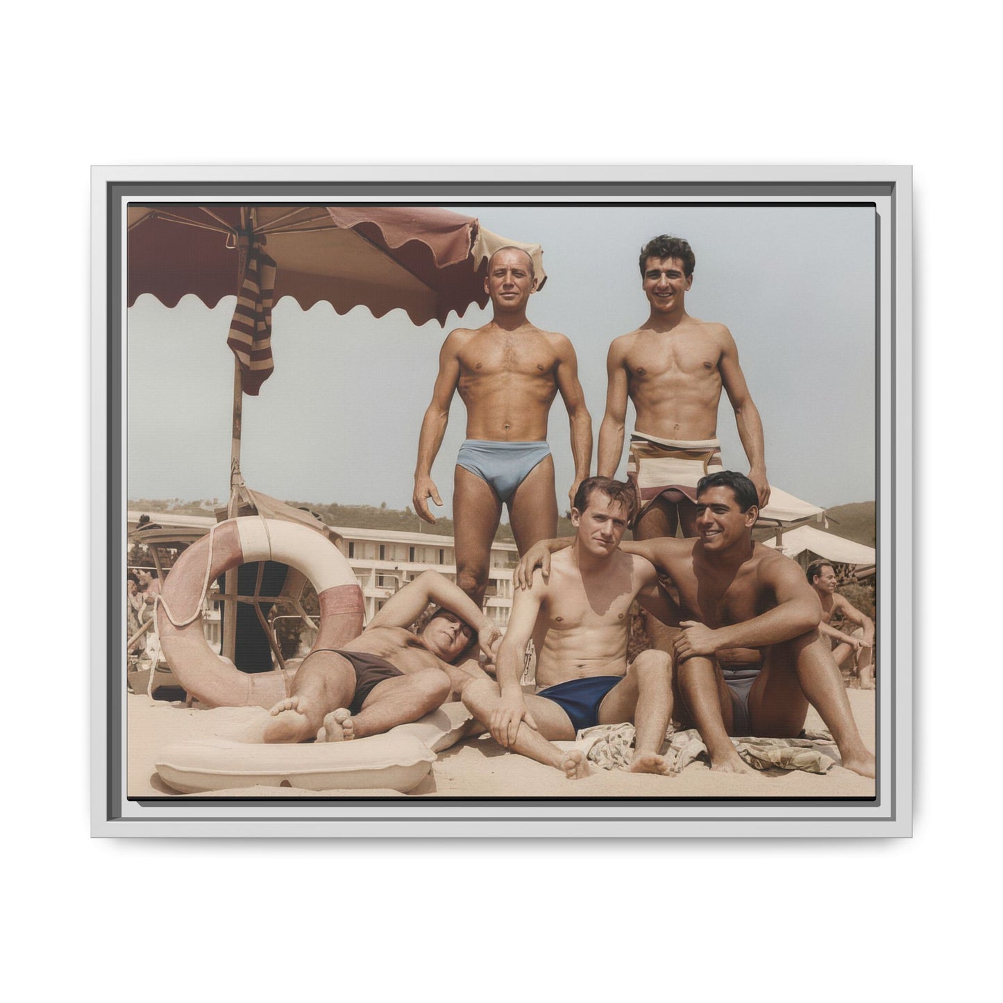 nager 033 | Framed Vintage Photo - Matte Canvas