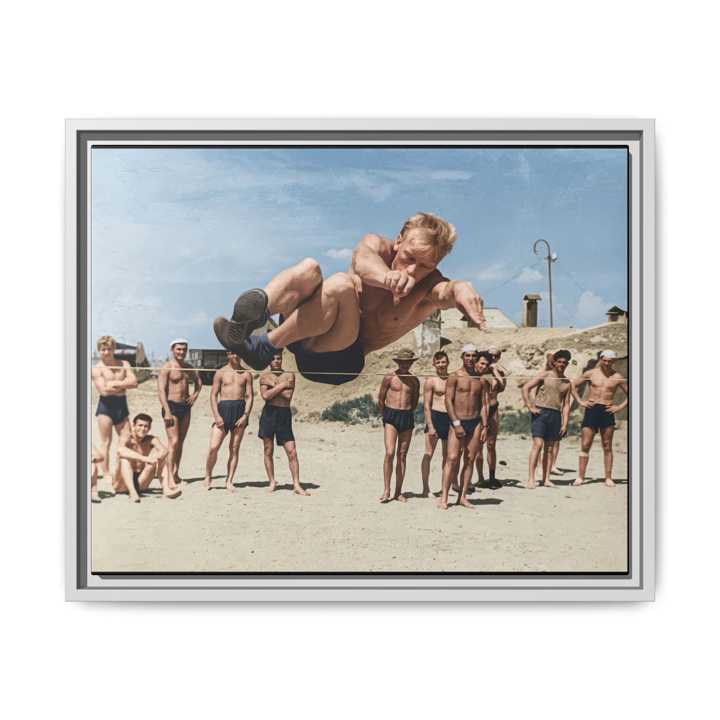 nager 039 | Framed Vintage Photo - Matte Canvas