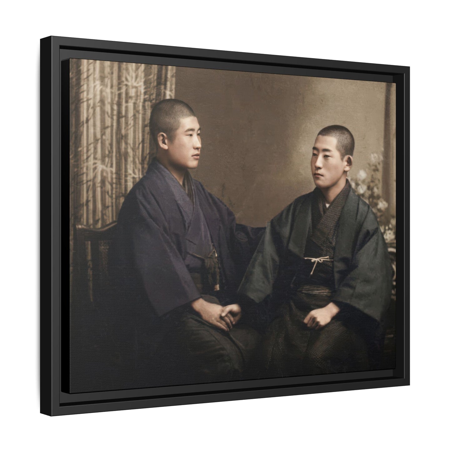 paire 011 | Framed Vintage Photo - Matte Canvas