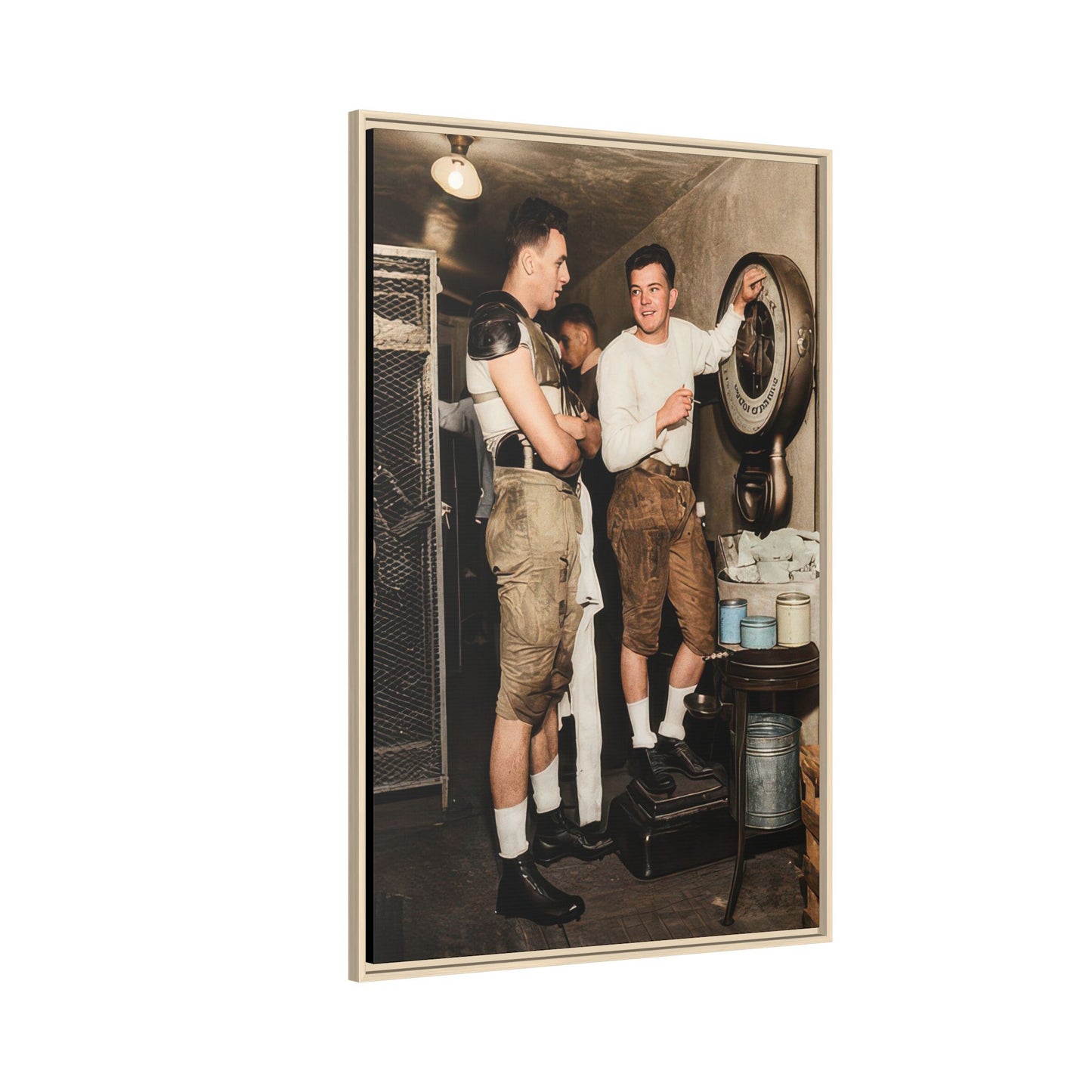 athlétisme 027 | Framed Vintage Photo - Matte Canvas