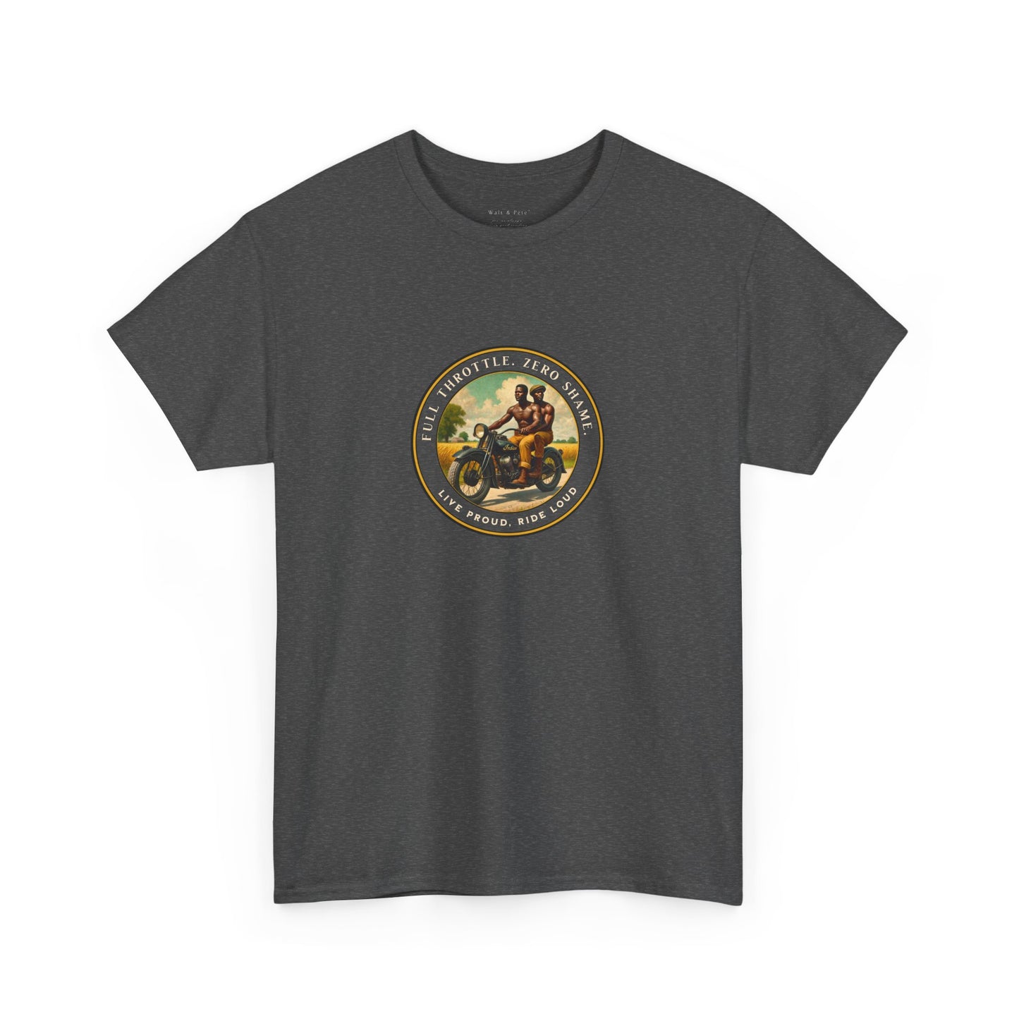Long Ride Motorcycle Pride T-Shirt | Vintage Rider Graphic Tee | LGBTQ Biker Shirt