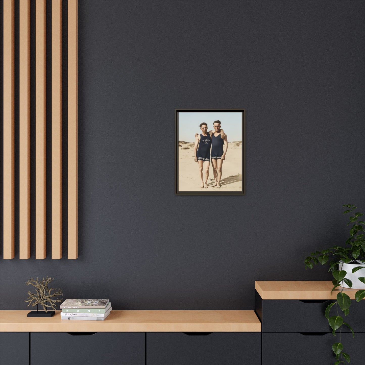 nager 035 | Framed Vintage Photo - Matte Canvas