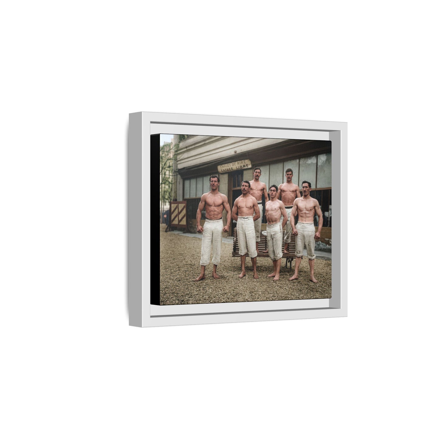 athlétisme 044| Framed Vintage Photo - Matte Canvas