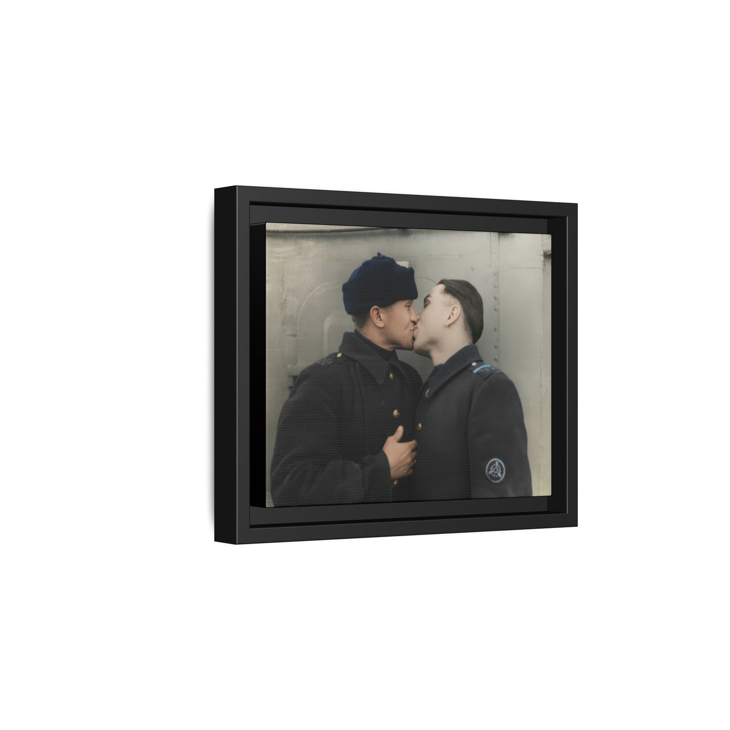 paire 004 | Framed Vintage Photo - Matte Canvas