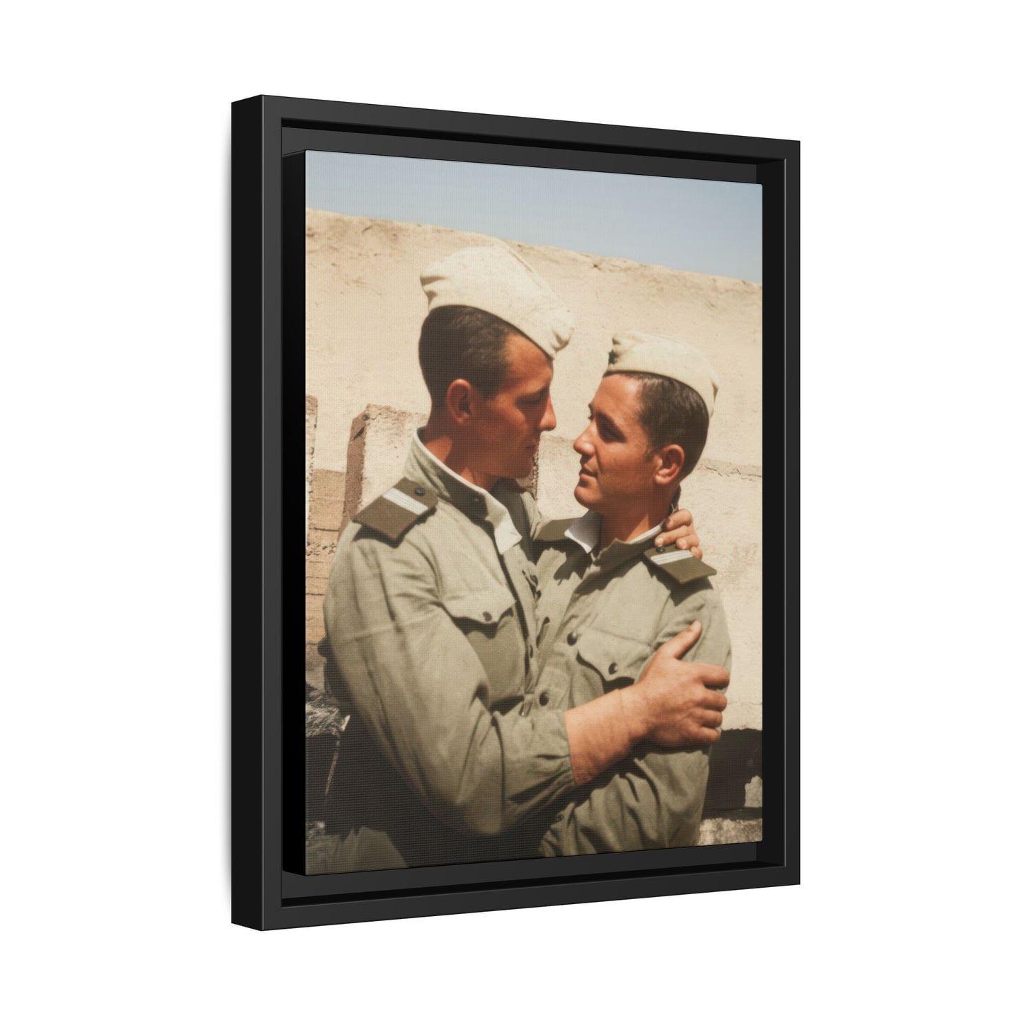paire 133 | Framed Vintage Photo - Matte Canvas