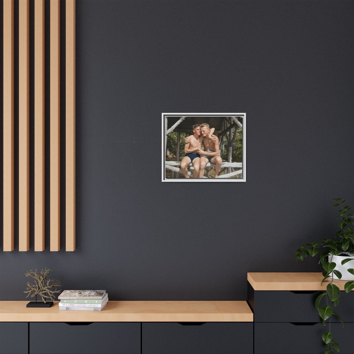 nager 011 | Framed Vintage Photo - Matte Canvas