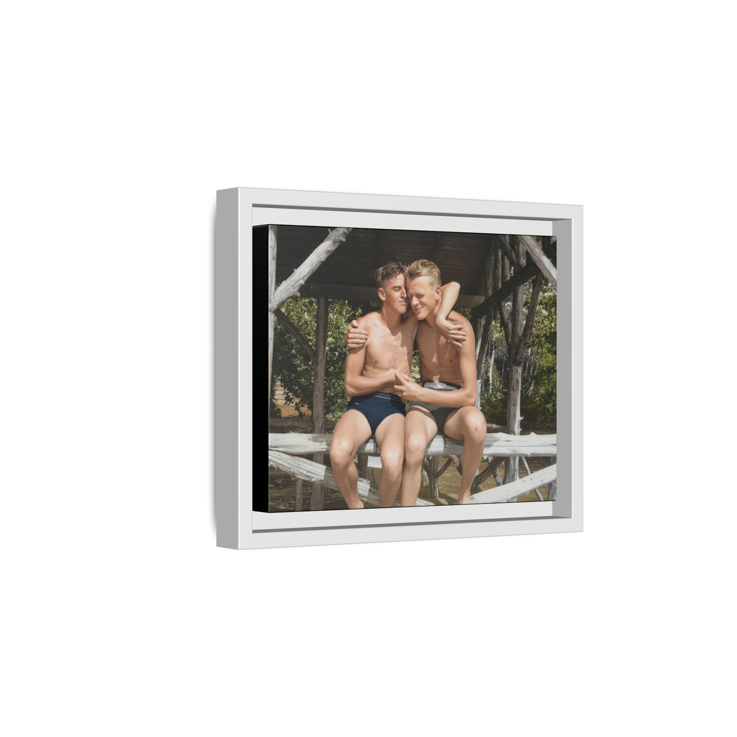 nager 011 | Framed Vintage Photo - Matte Canvas