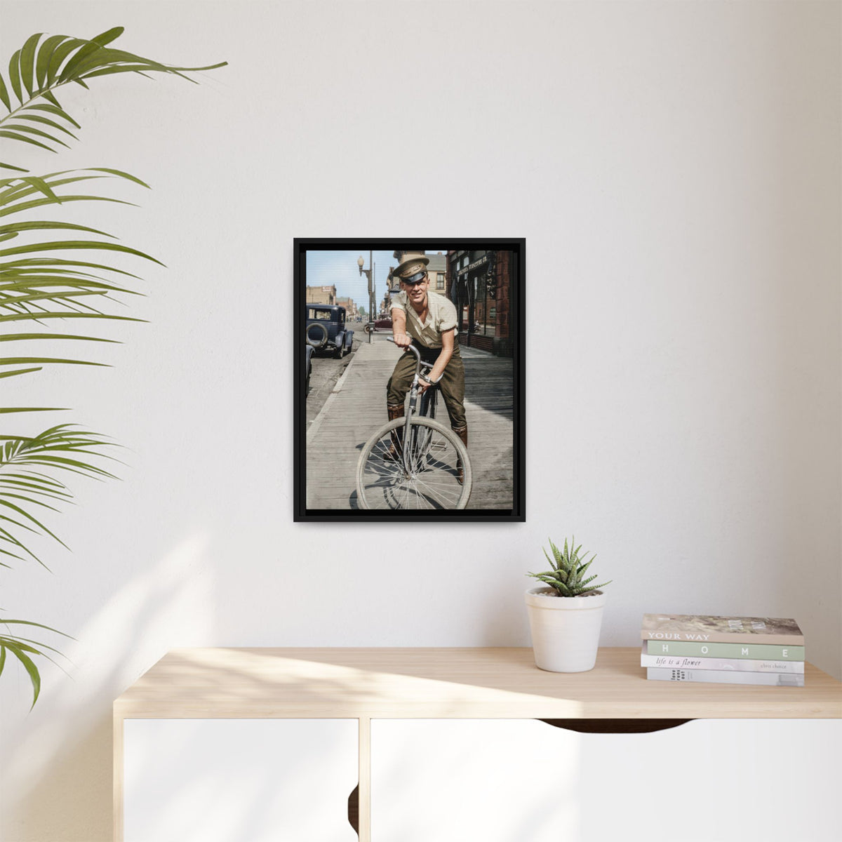 celibataire 007 | Framed Vintage Photo - Matte Canvas