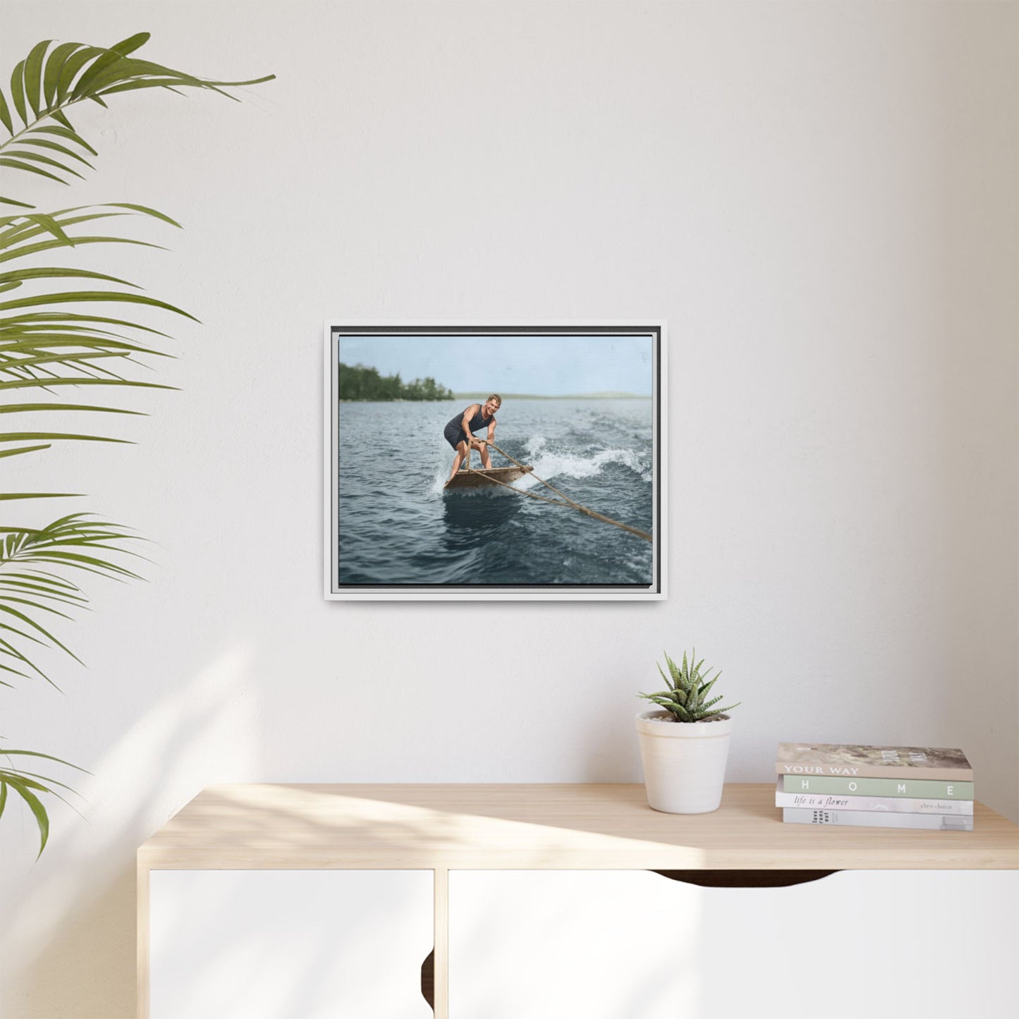 nager 015 | Framed Vintage Photo - Matte Canvas