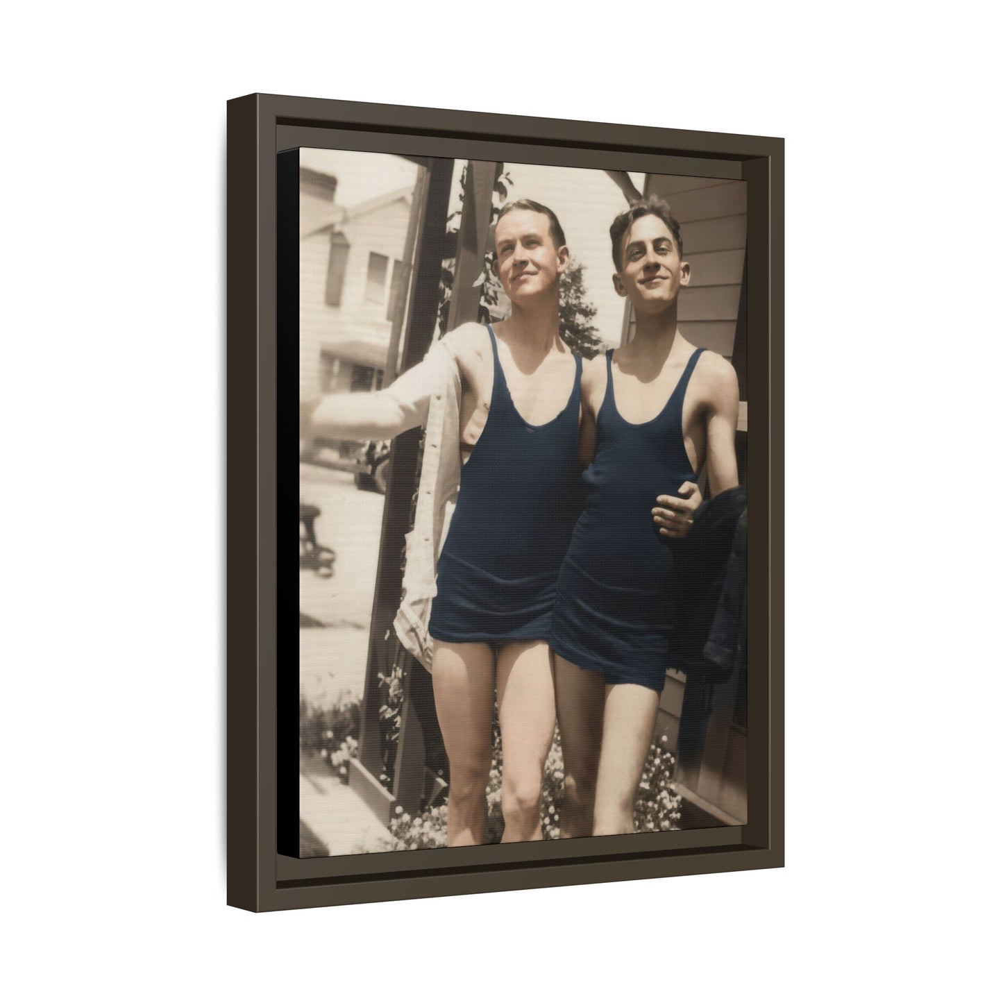 nager 024 | Framed Vintage Photo - Matte Canvas