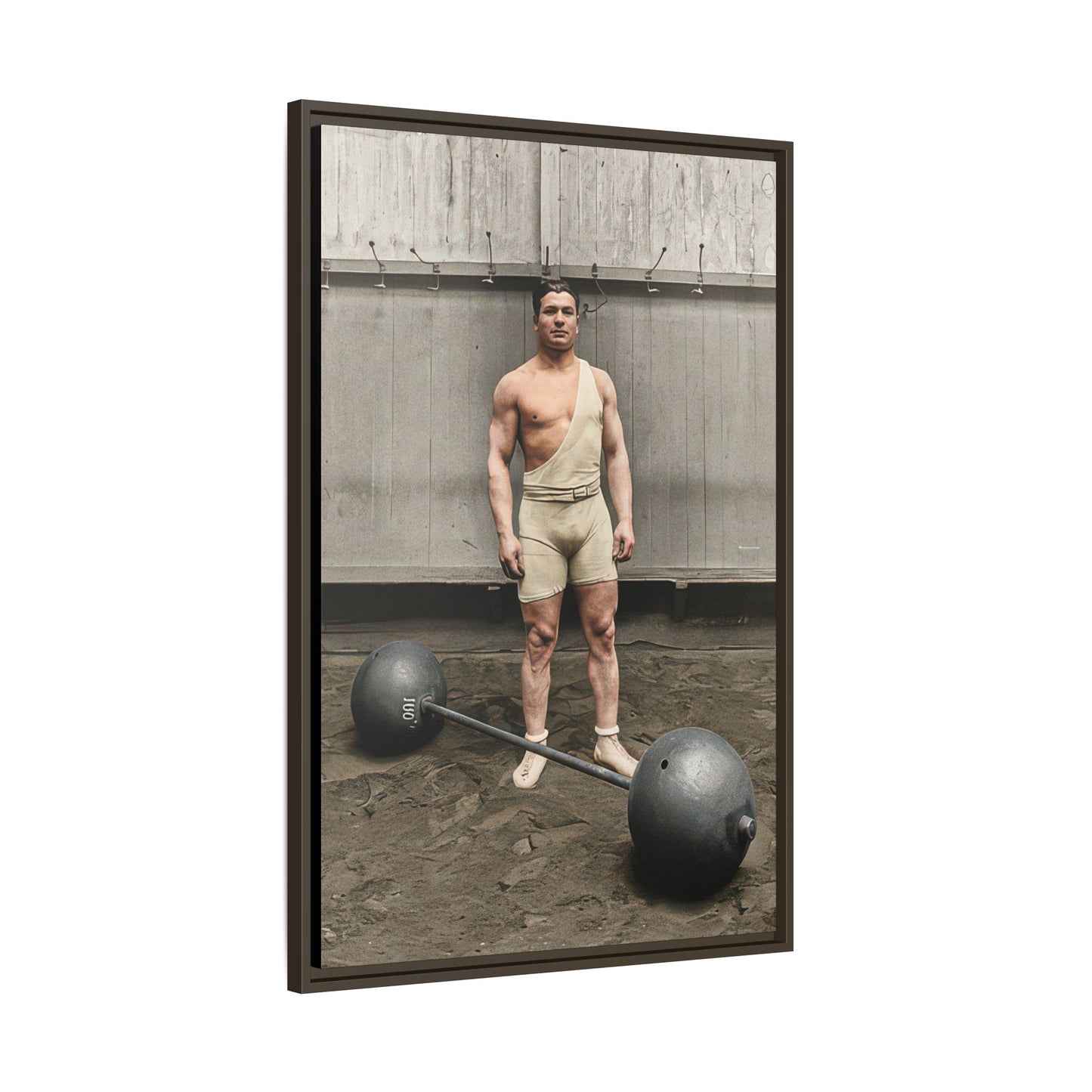athlétisme 050 | Framed Vintage Photo - Matte Canvas