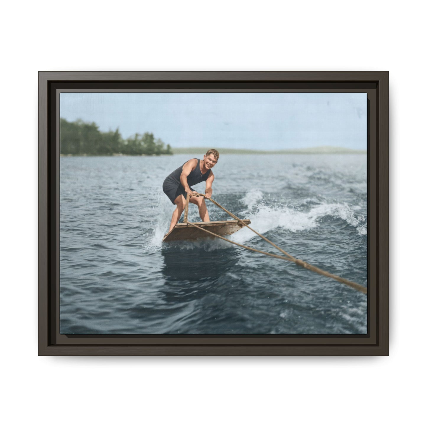 vintage motion photography water recreation scene 