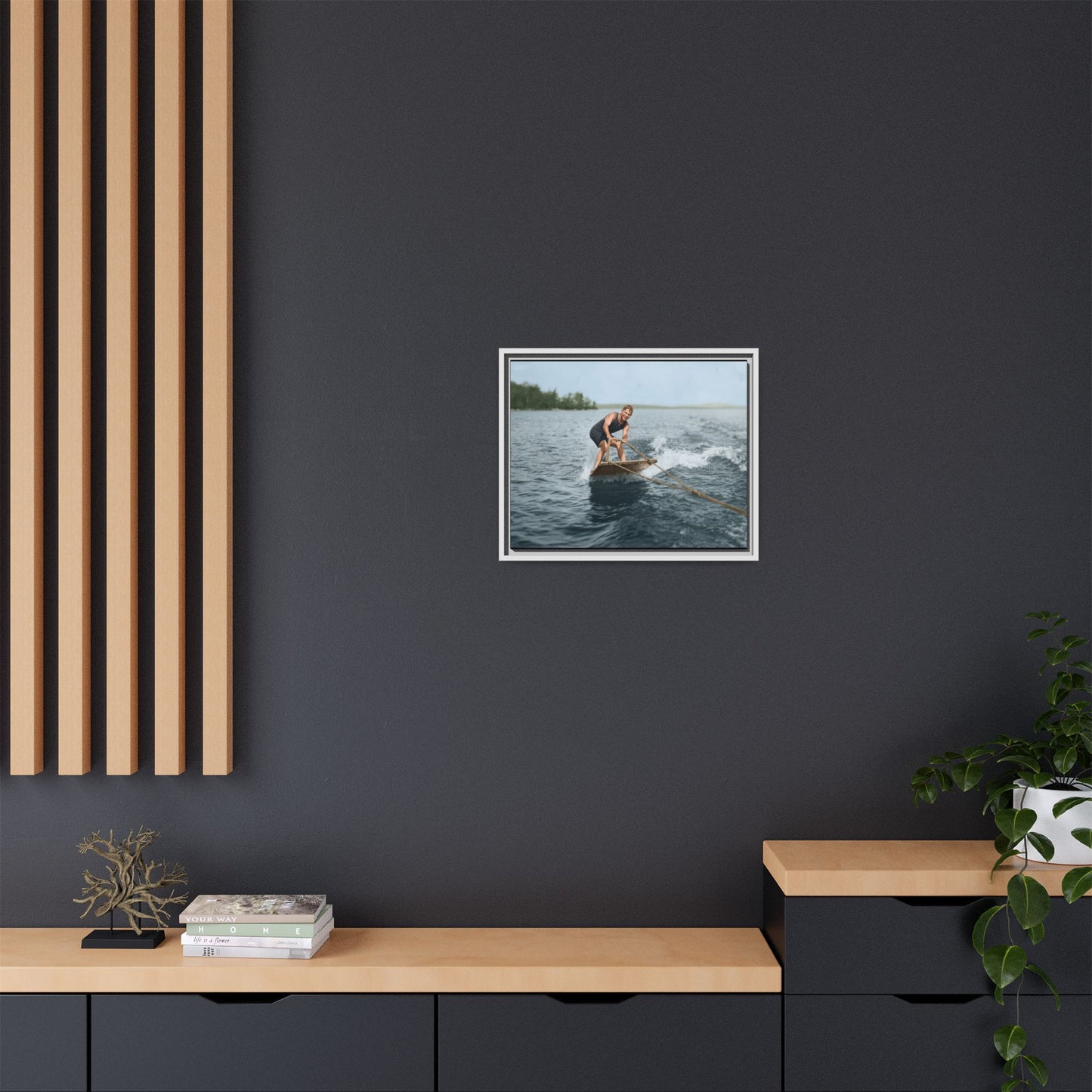 nager 015 | Framed Vintage Photo - Matte Canvas