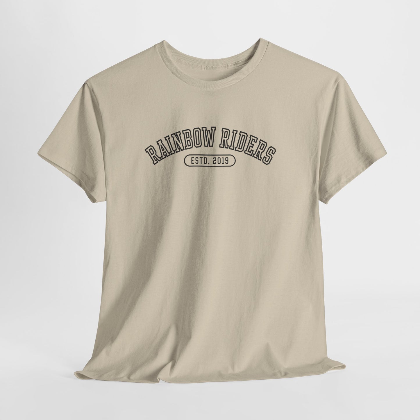 Rainbow Riders Collegiate T-Shirt | Est. 2019 LGBTQ+ Pride Tee